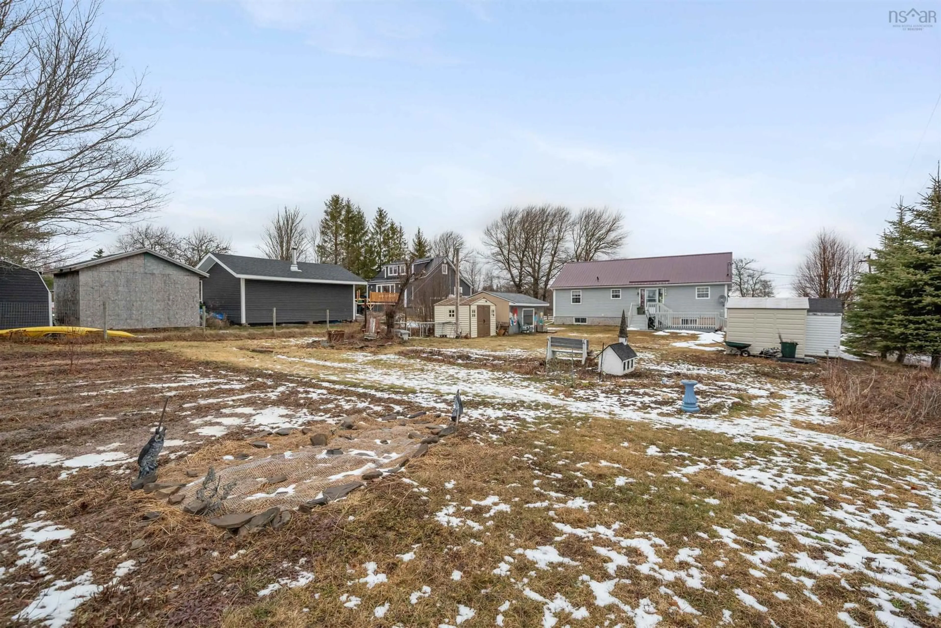 A pic from outside/outdoor area/front of a property/back of a property/a pic from drone, building for 176 Pearl St, River Hebert Nova Scotia B0L 1G0