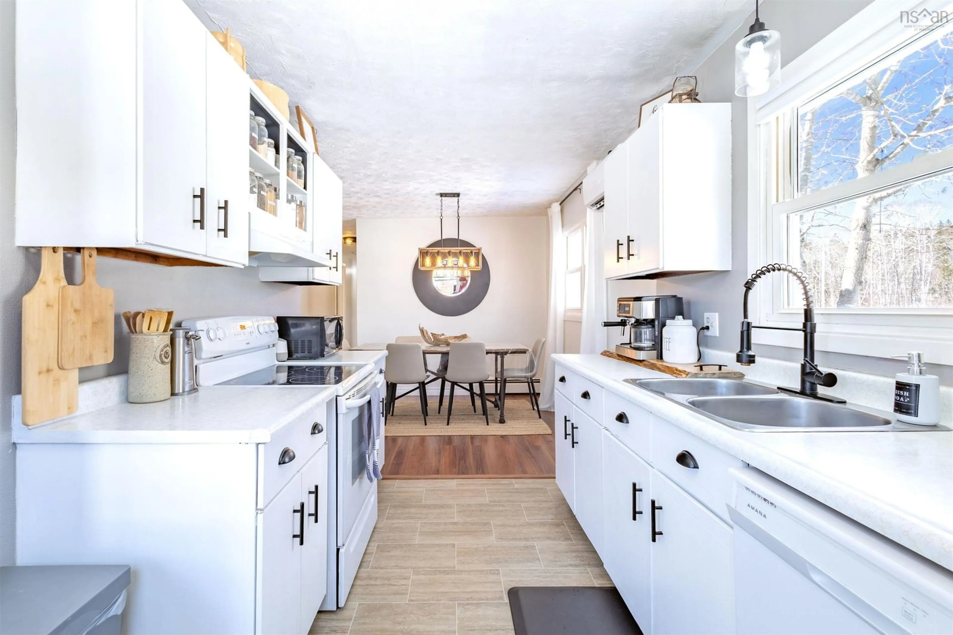 Open concept kitchen, unknown for 49742 Cabot Trail, Goose Cove Nova Scotia B0E 1B0