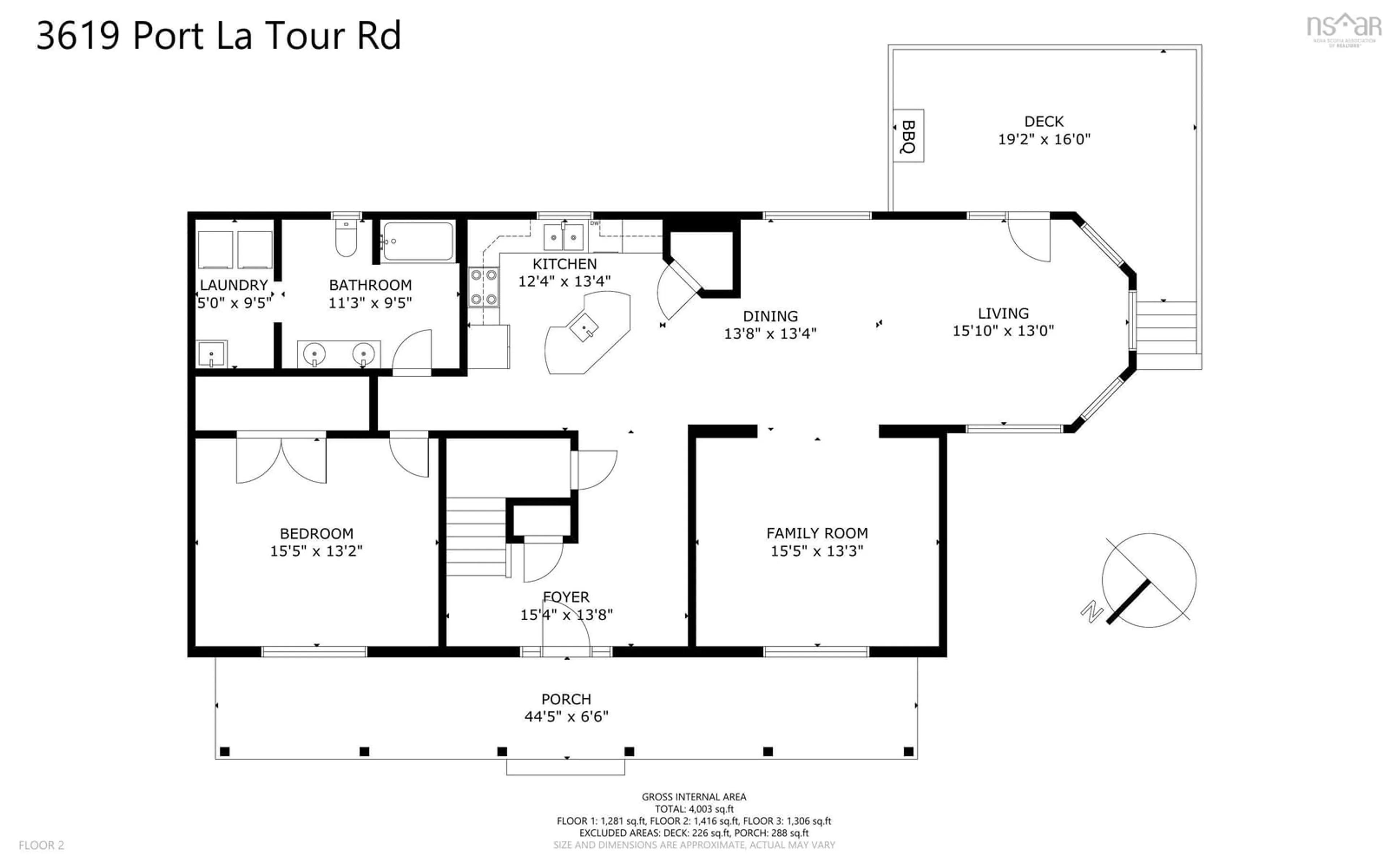 Floor plan for 3619 Port Latour Rd, Baccaro Nova Scotia B0W 1E0