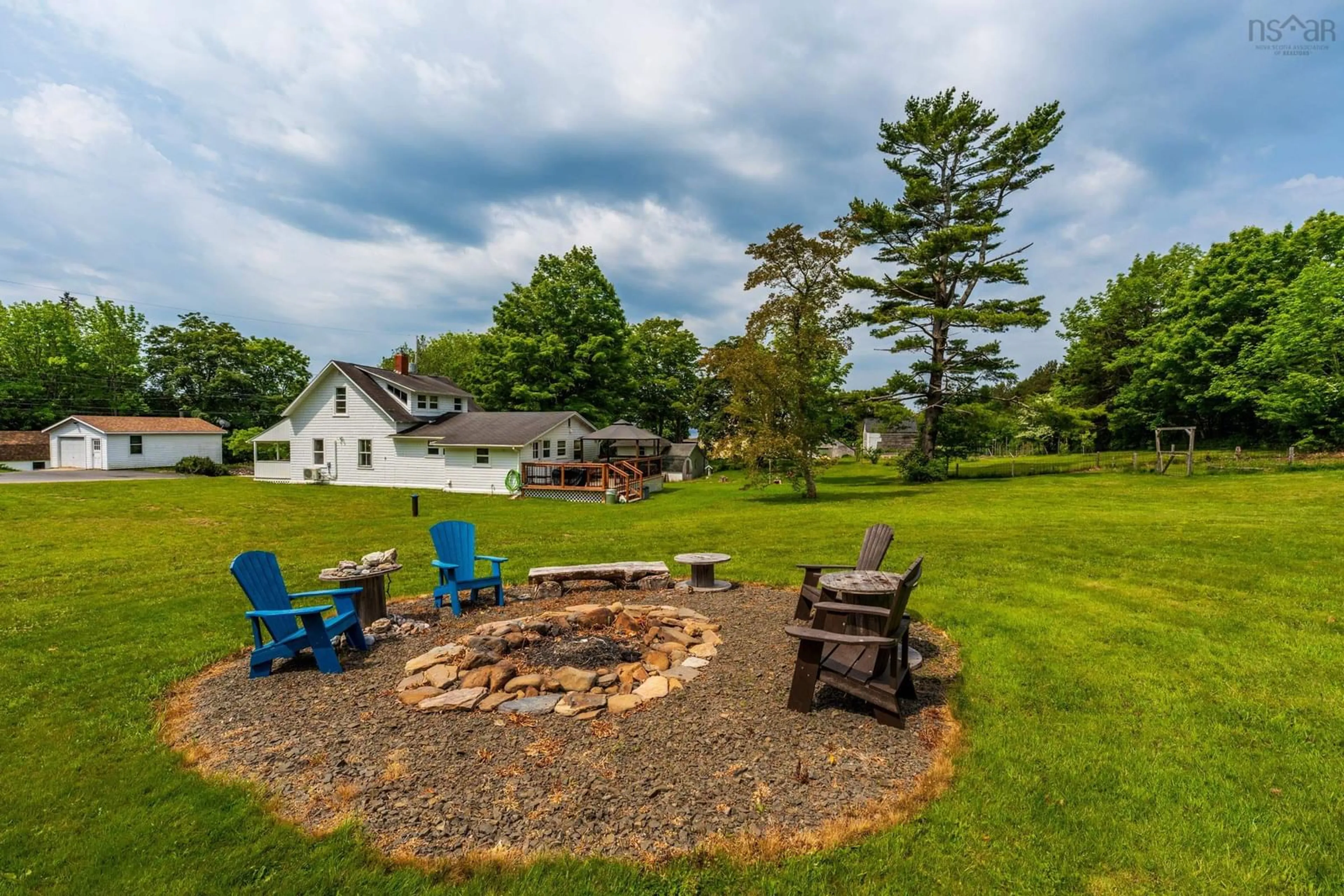 Patio, water/lake/river/ocean view for 51 Shawmut Ave, Clementsport Nova Scotia B0S 1A0