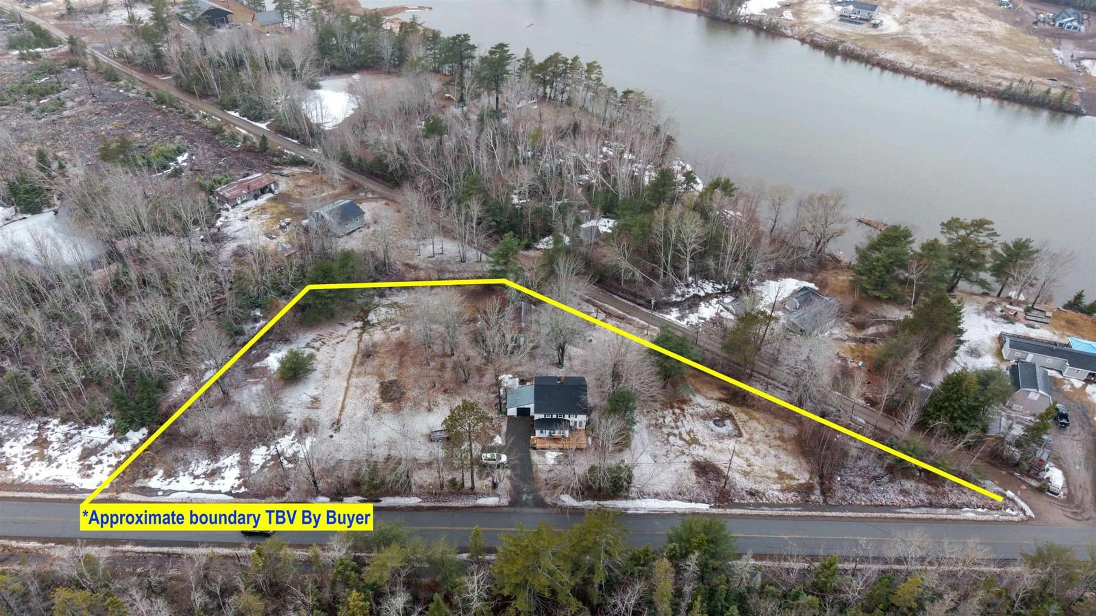 A pic from outside/outdoor area/front of a property/back of a property/a pic from drone, water/lake/river/ocean view for 1379 Alma Rd, Loch Broom Nova Scotia B0K 2A0