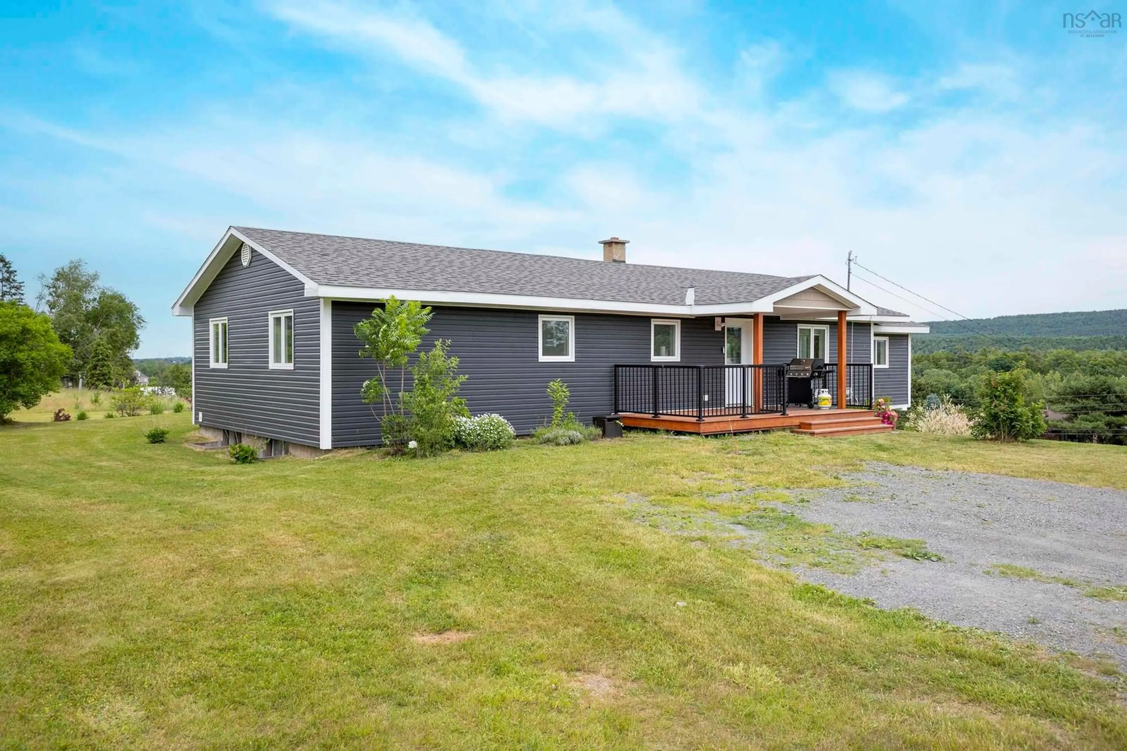 A pic from outside/outdoor area/front of a property/back of a property/a pic from drone, building for 271 376 Hwy, Central West River Nova Scotia B0K 1H0
