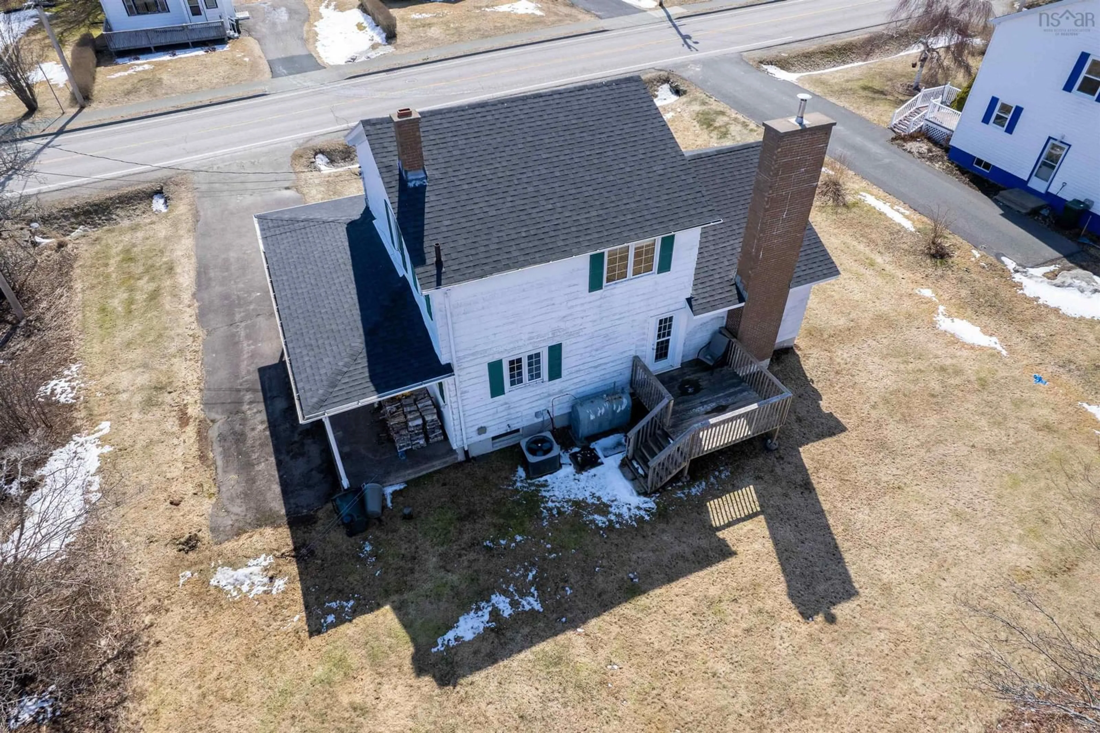 A pic from outside/outdoor area/front of a property/back of a property/a pic from drone, building for 992 Westmount Rd, Westmount Nova Scotia B1R 1C6
