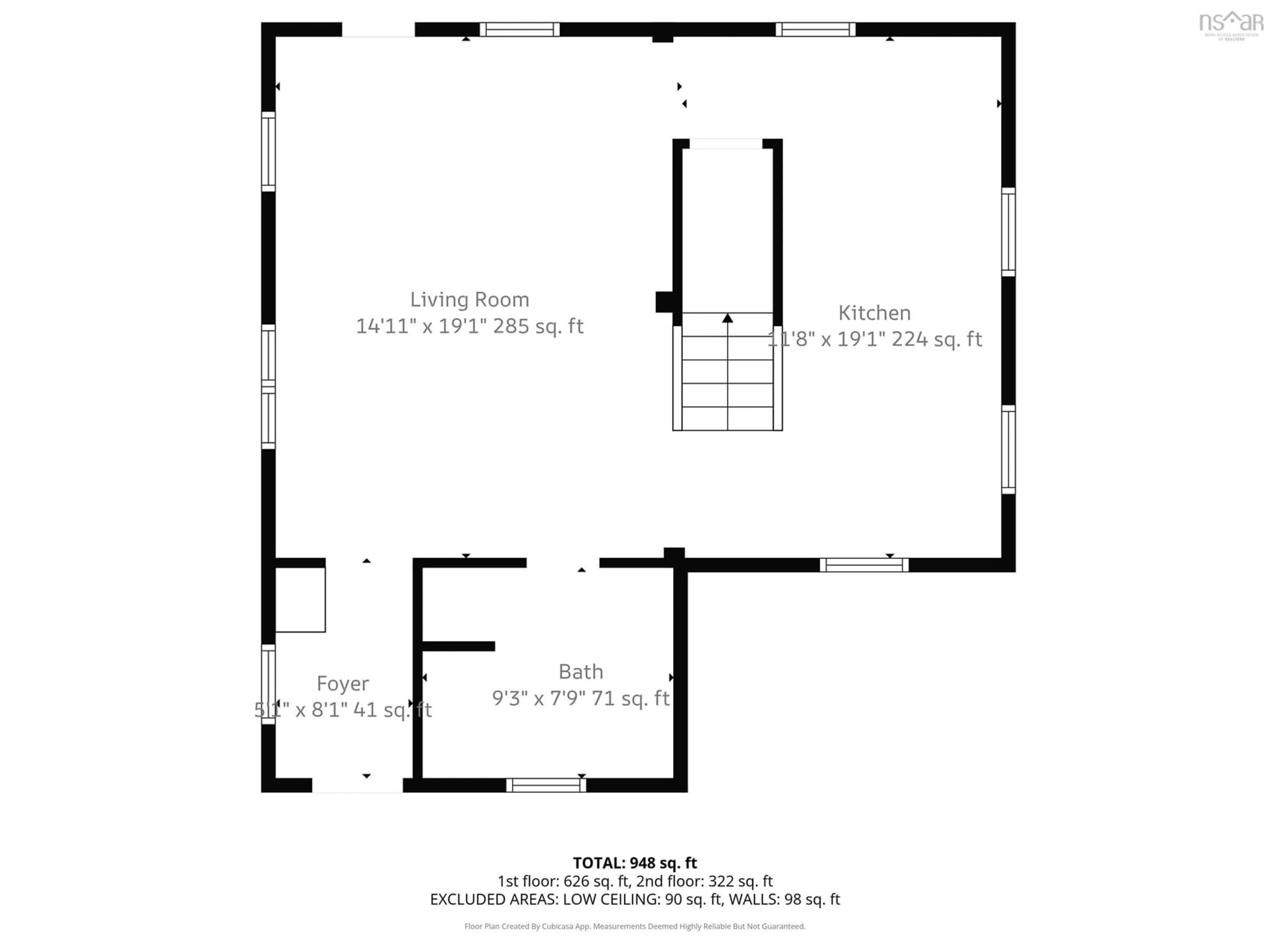 Floor plan for 33 Riverview Rd, Hantsport Nova Scotia B0P 1P0