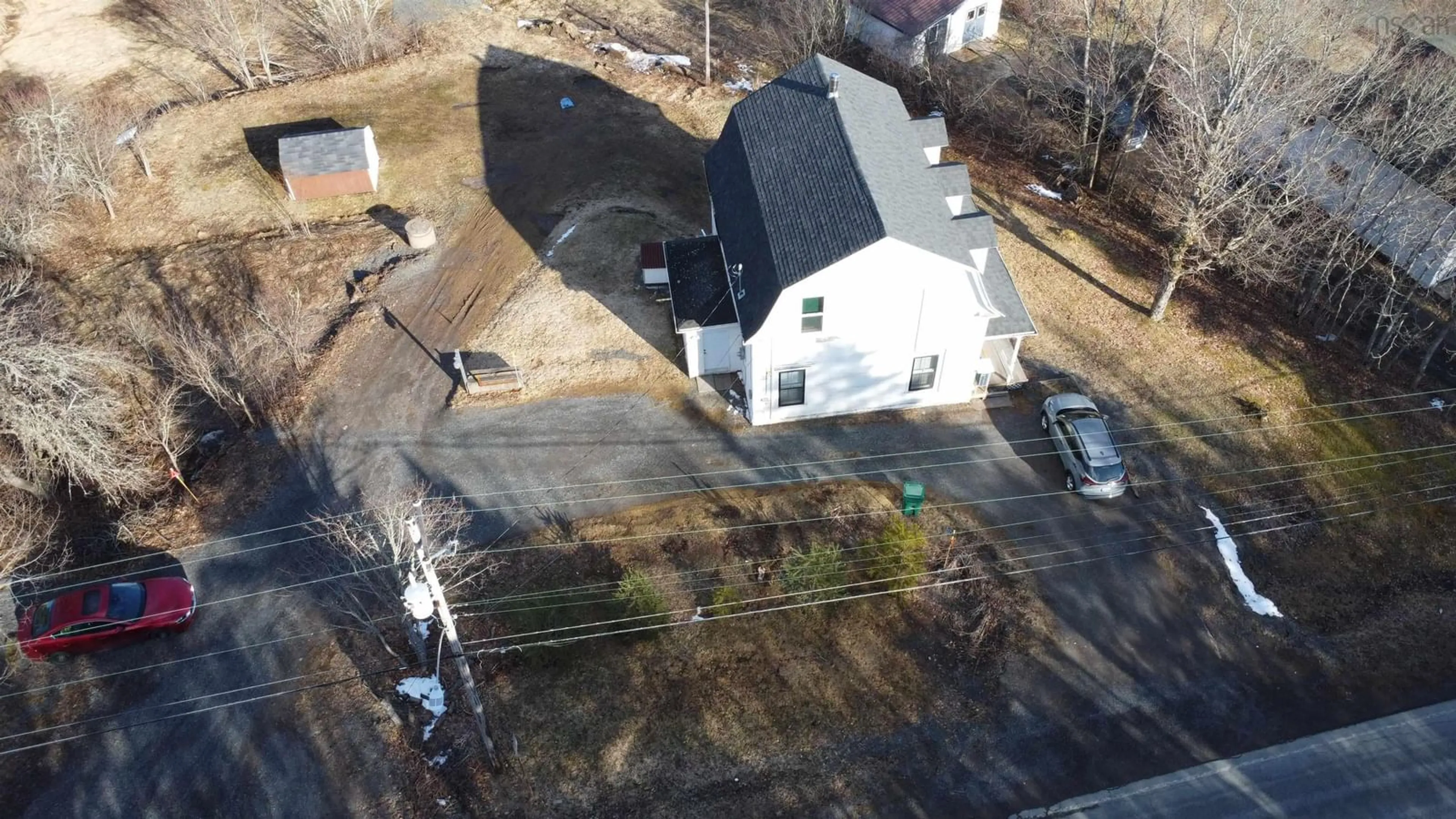 A pic from outside/outdoor area/front of a property/back of a property/a pic from drone, street for 5170 Stellarton Trafalgar Rd, Eureka Nova Scotia B0K 1B0