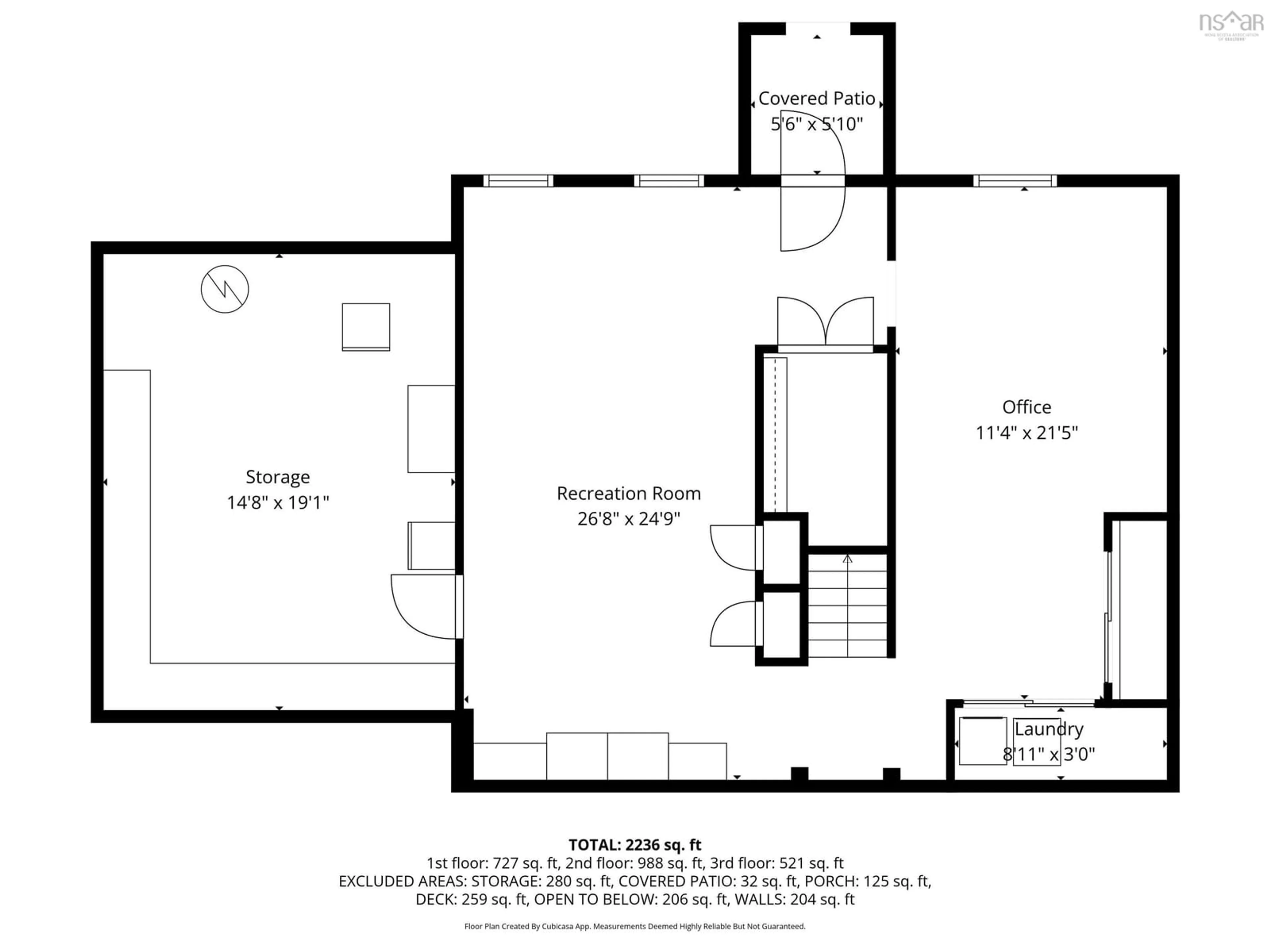 Floor plan for 400 Maders Cove Rd, Maders Cove Nova Scotia B0J 2E0
