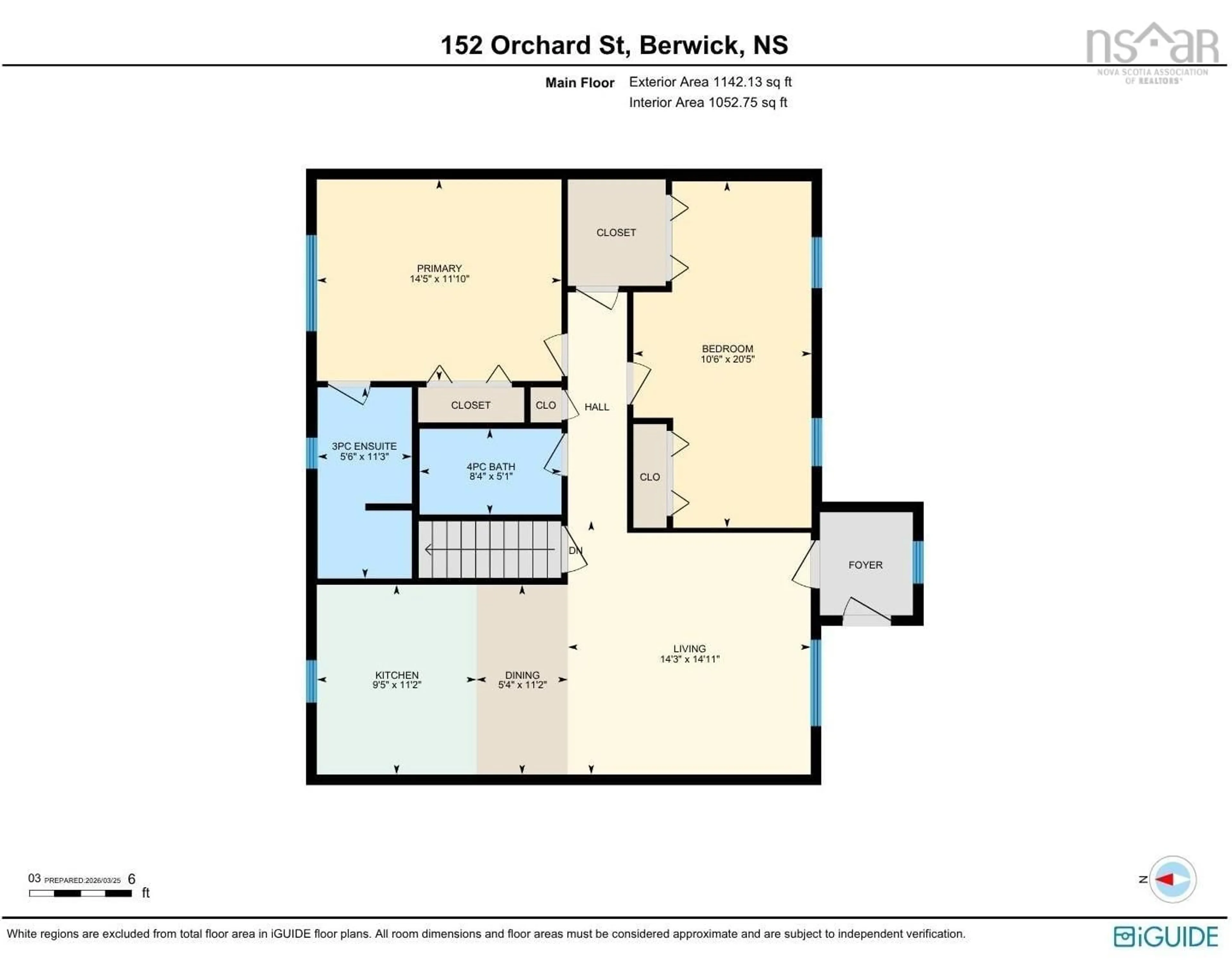 Floor plan for 152B Orchard St, Berwick Nova Scotia B0P 1E0