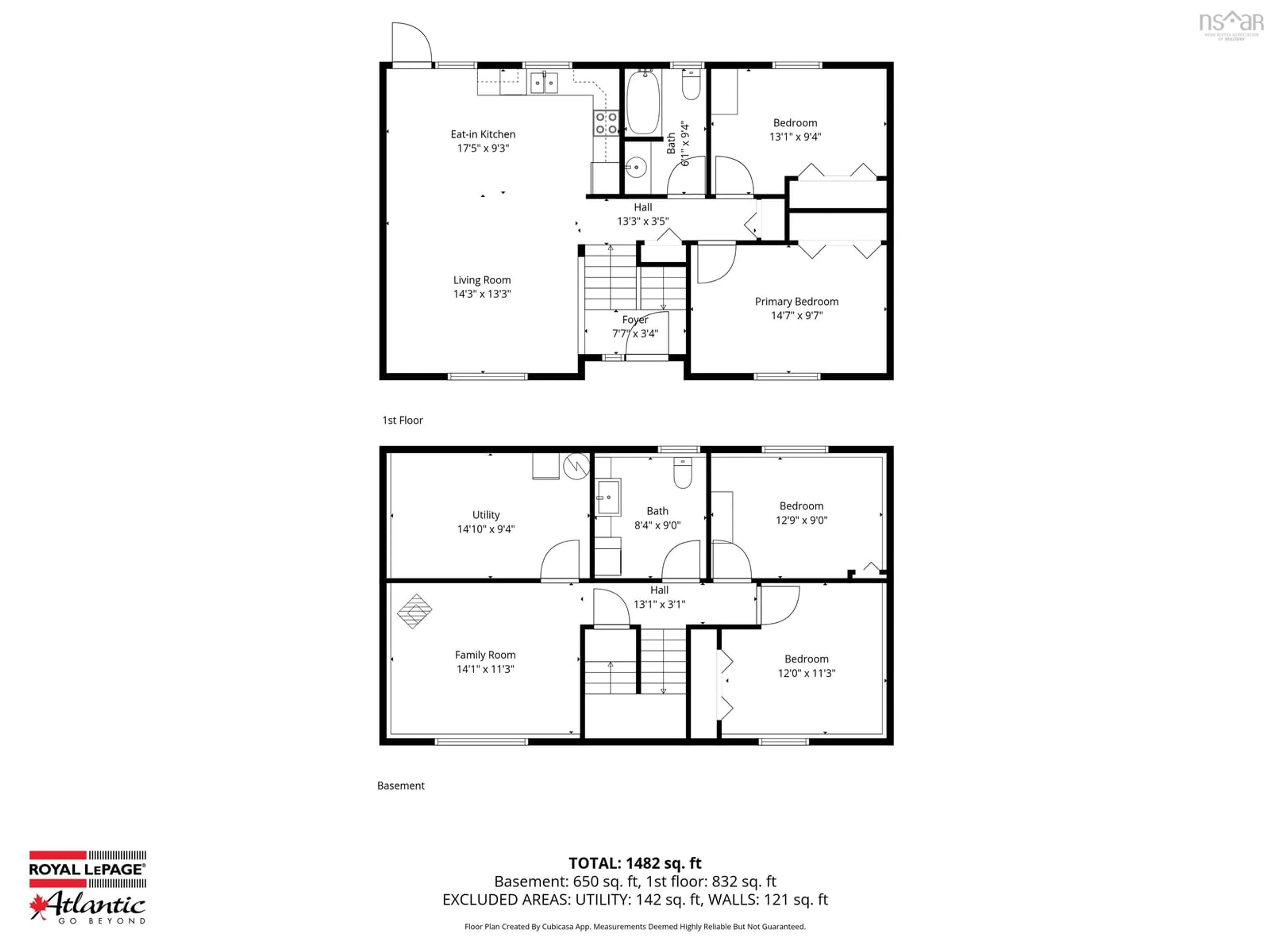 Floor plan for 20 Huron Crt, Meadowvale Nova Scotia B0P 1R0