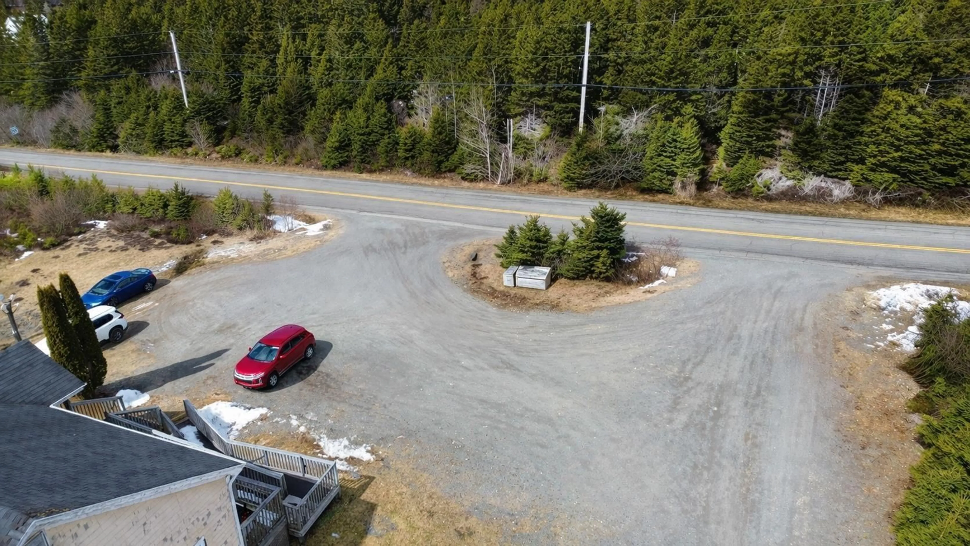 A pic from outside/outdoor area/front of a property/back of a property/a pic from drone, unknown for 1826 St Peters Fourchu Rd, Grand River, Grand River Nova Scotia B0E 1M0