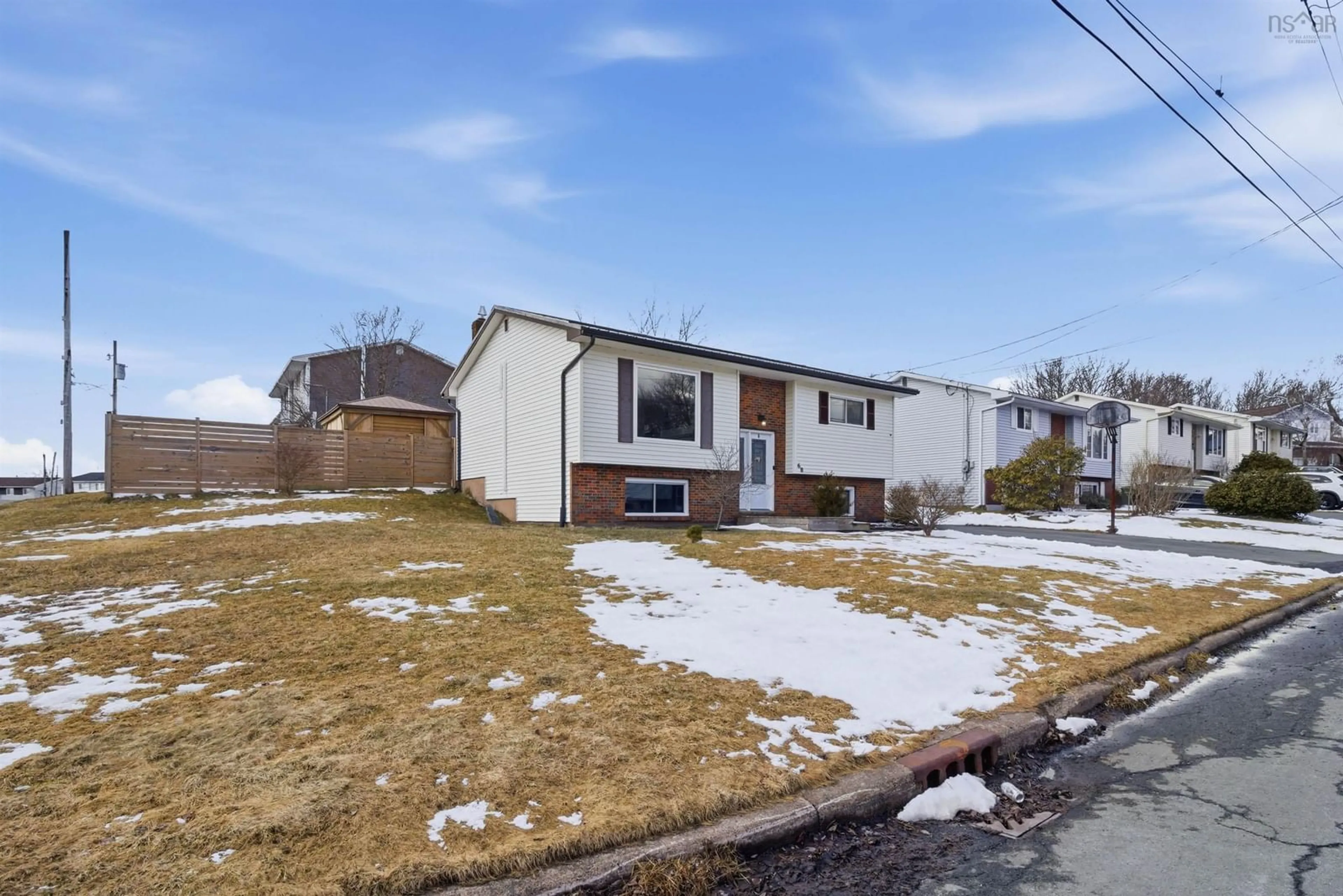 A pic from outside/outdoor area/front of a property/back of a property/a pic from drone, street for 60 La Pierre Cres, Dartmouth Nova Scotia B2W 5E2