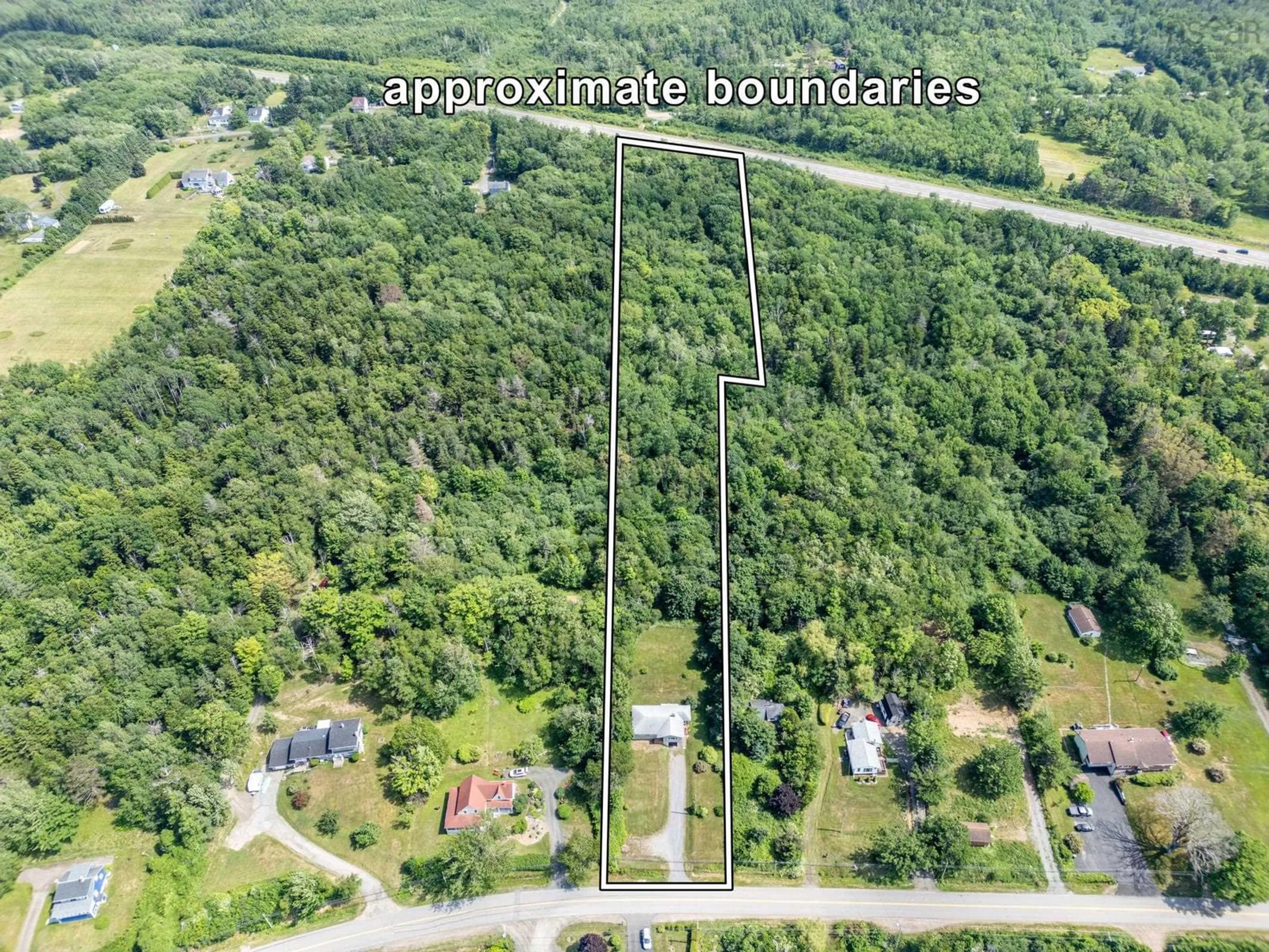 A pic from outside/outdoor area/front of a property/back of a property/a pic from drone, unknown for 172 Highway 1, Smiths Cove Nova Scotia B0S 1S0