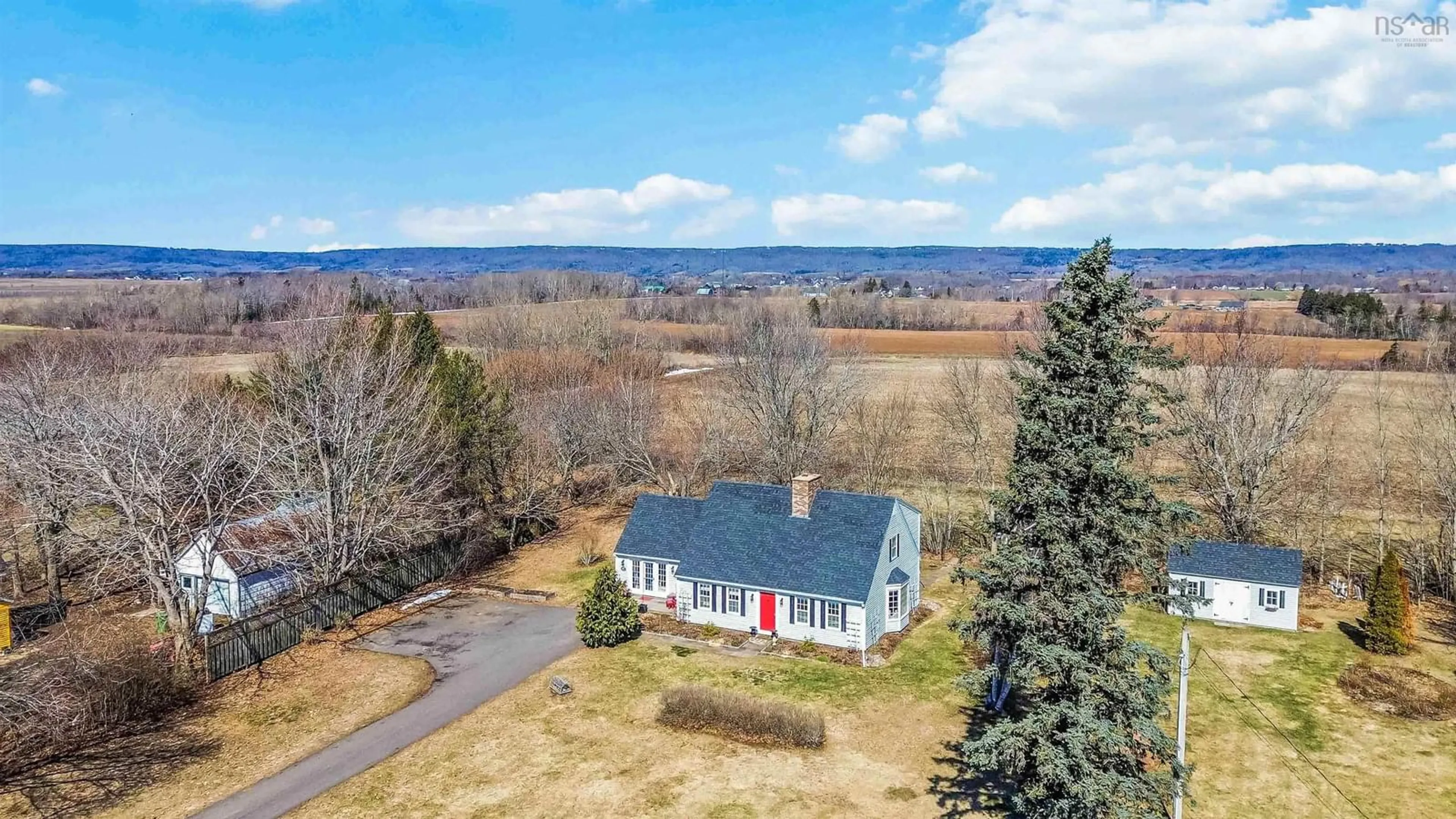 A pic from outside/outdoor area/front of a property/back of a property/a pic from drone, unknown for 567 Canard St, Lower Canard Nova Scotia B0P 1T0