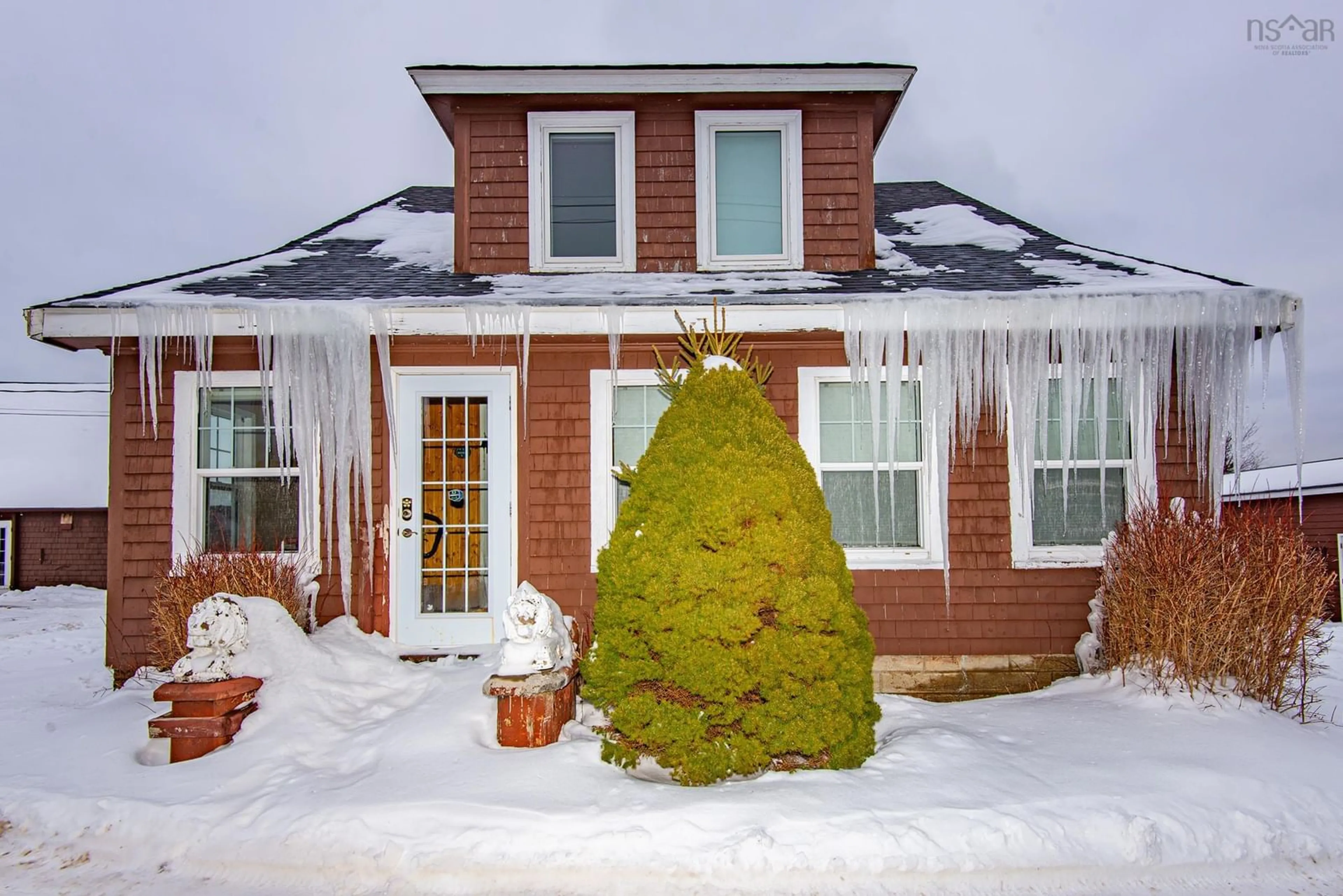 Home with brick exterior material, street for 91 Townshipline Rd, Weymouth Nova Scotia B0W 3T0