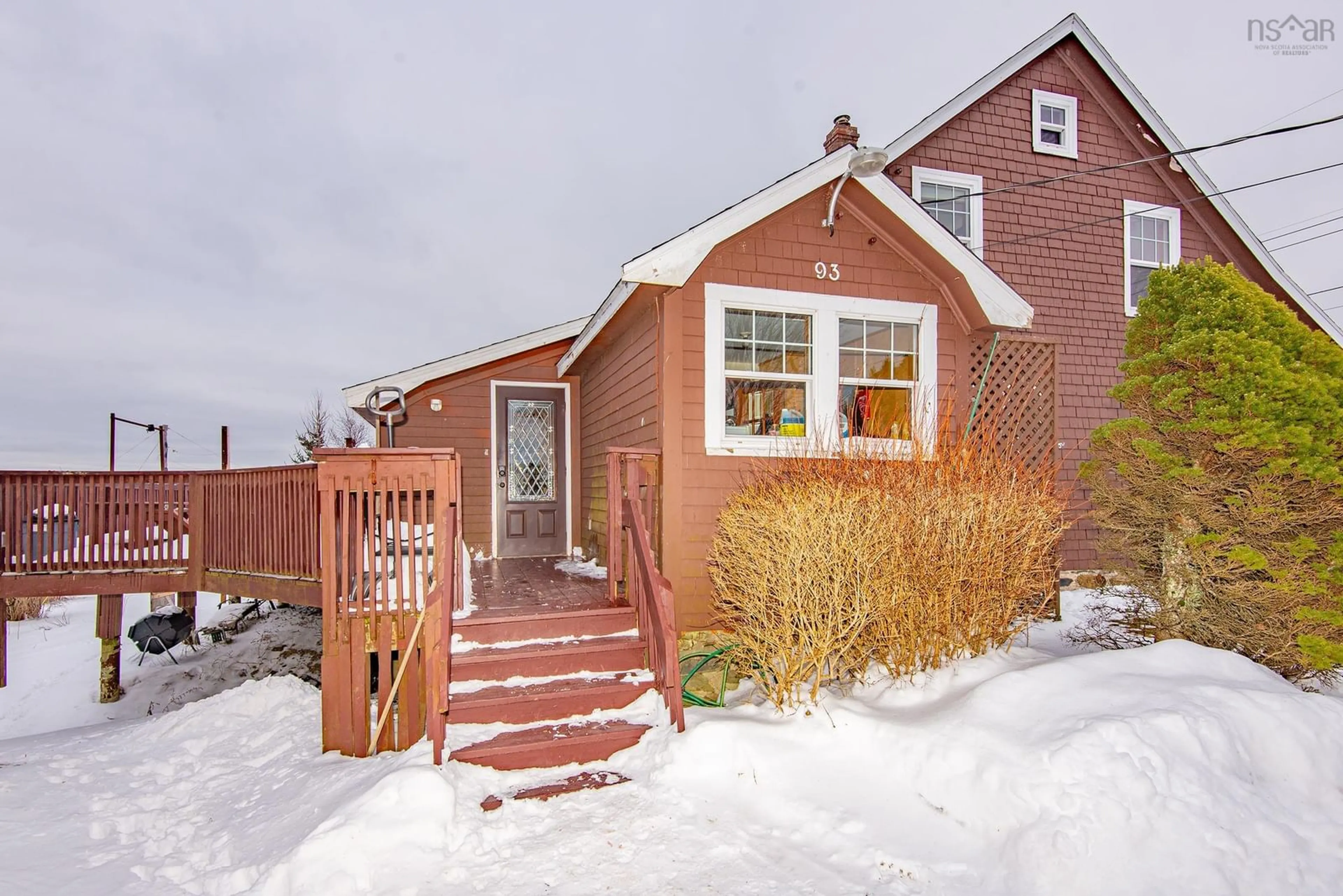 Home with brick exterior material, street for 91 Townshipline Rd, Weymouth Nova Scotia B0W 3T0