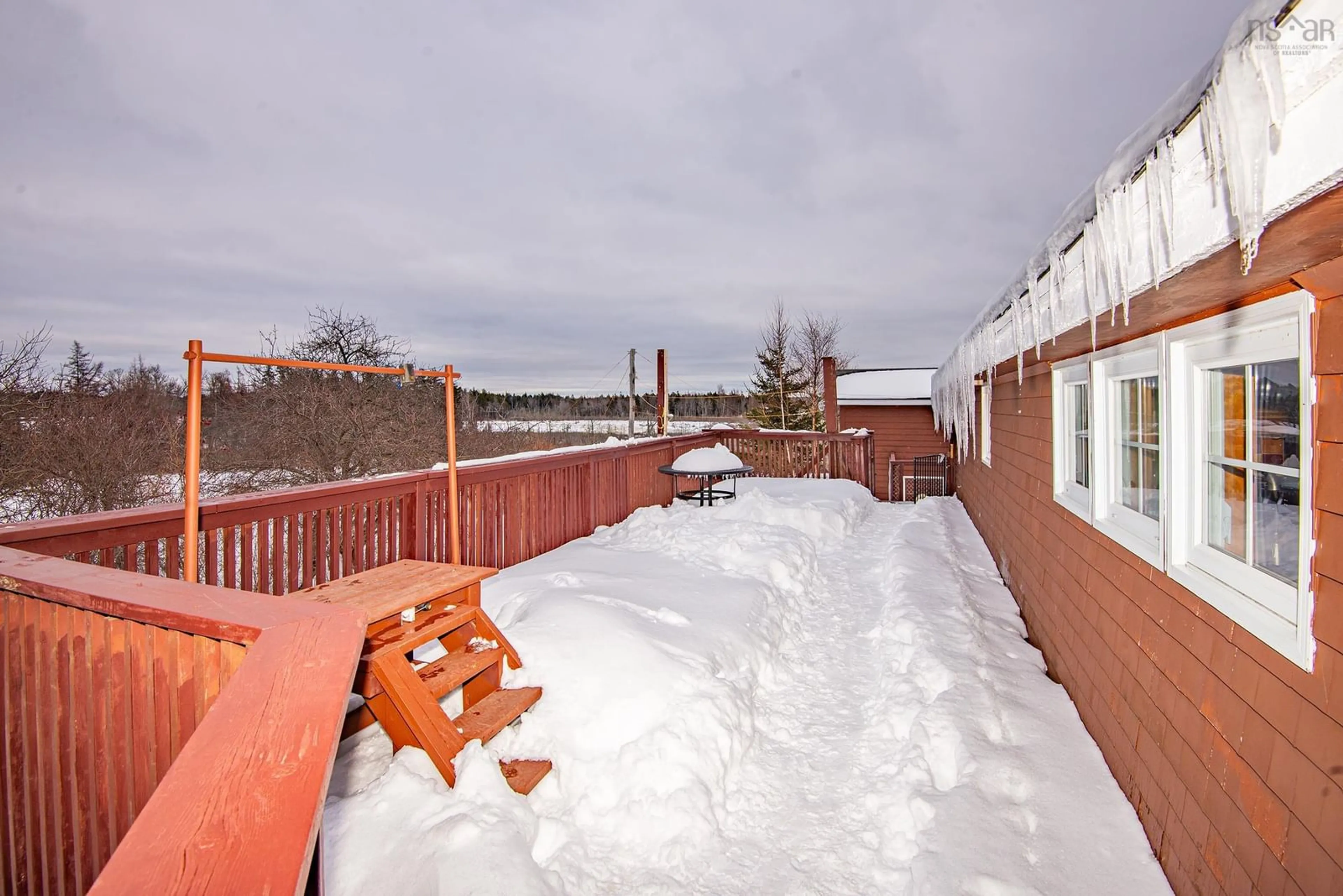 Patio, street for 91 Townshipline Rd, Weymouth Nova Scotia B0W 3T0