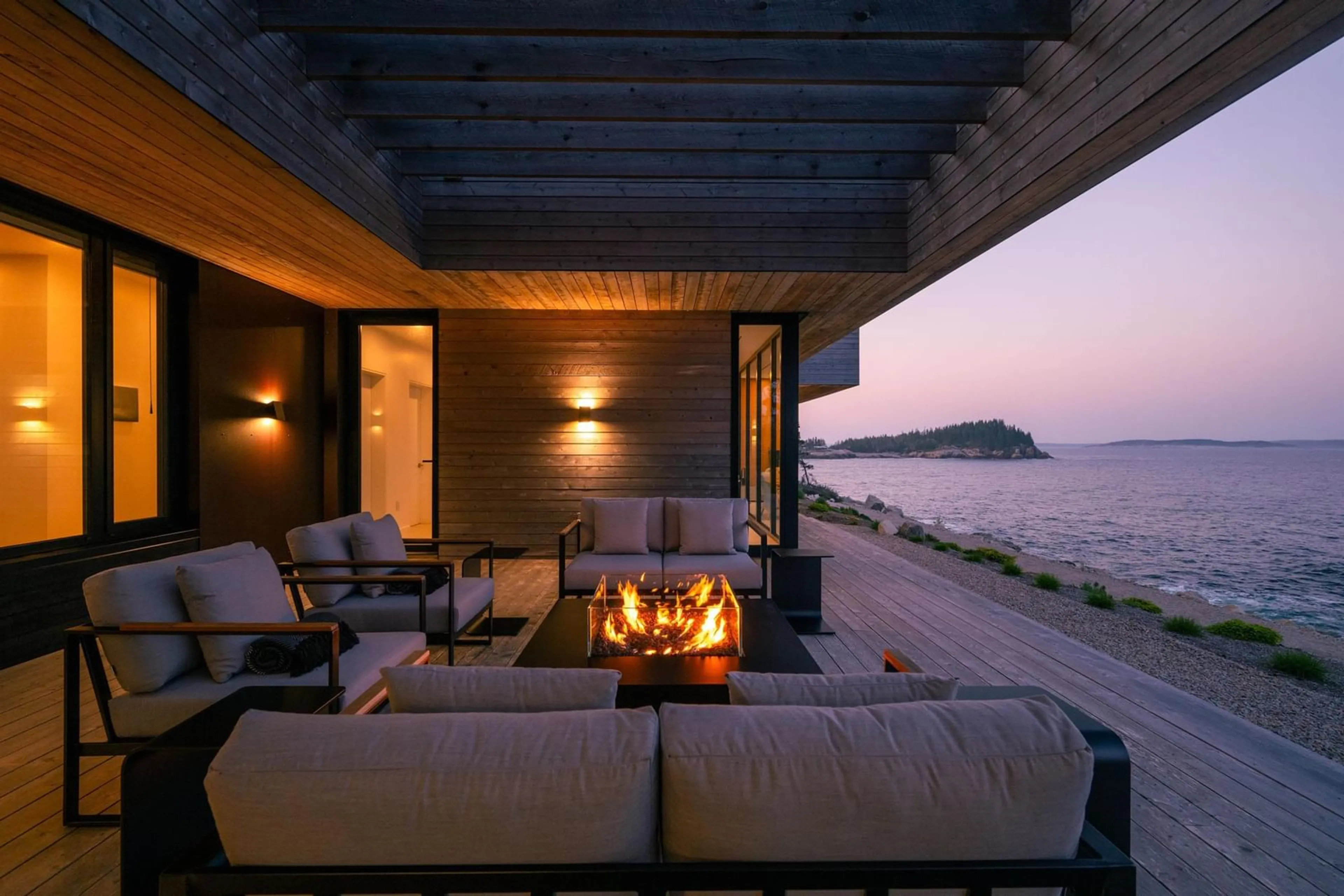 Patio, water/lake/river/ocean view for 38 Island Watch Run, Northwest Cove Nova Scotia B0J 1T0