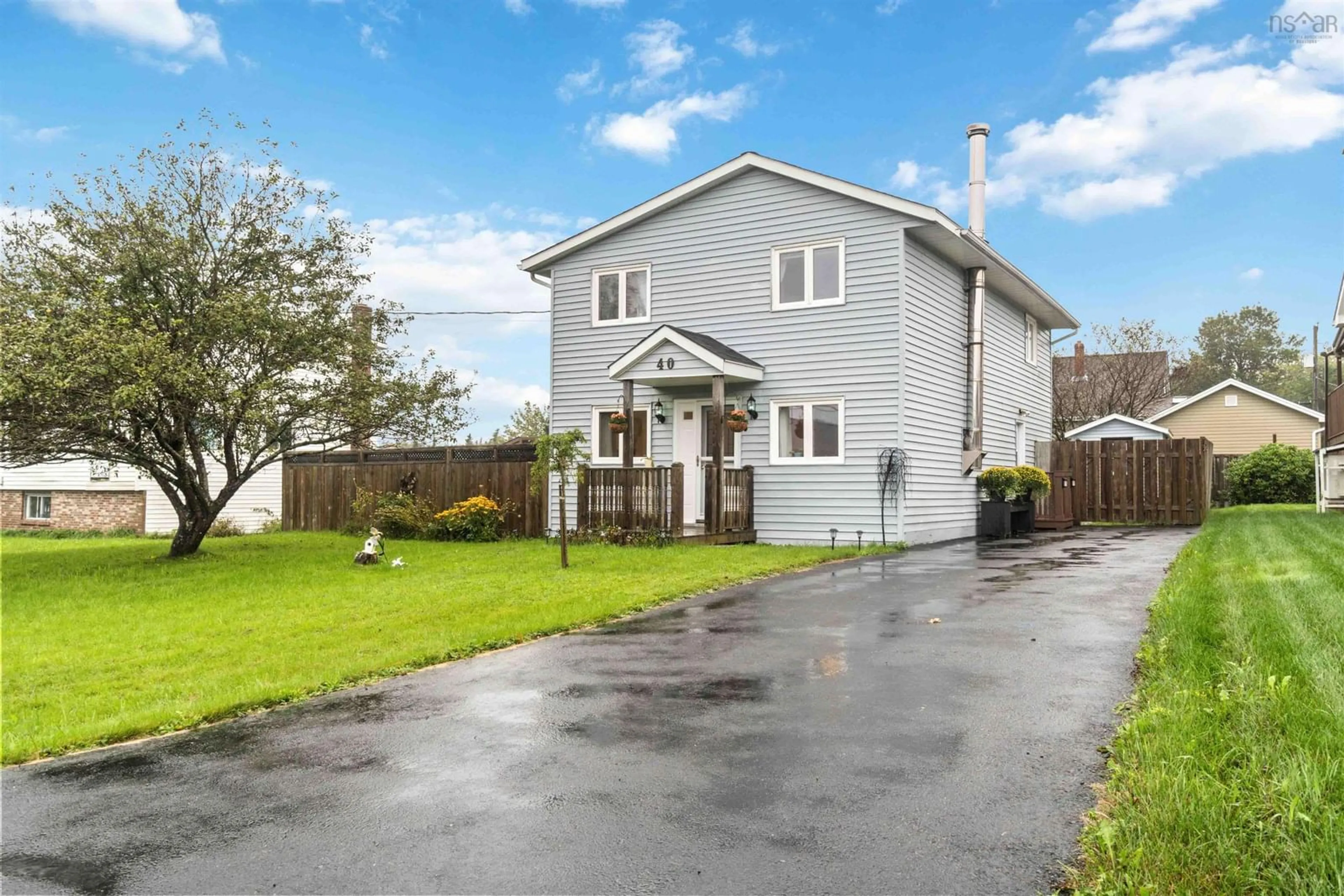 A pic from outside/outdoor area/front of a property/back of a property/a pic from drone, street for 40 Hornes Rd, Eastern Passage Nova Scotia B3G 1A5