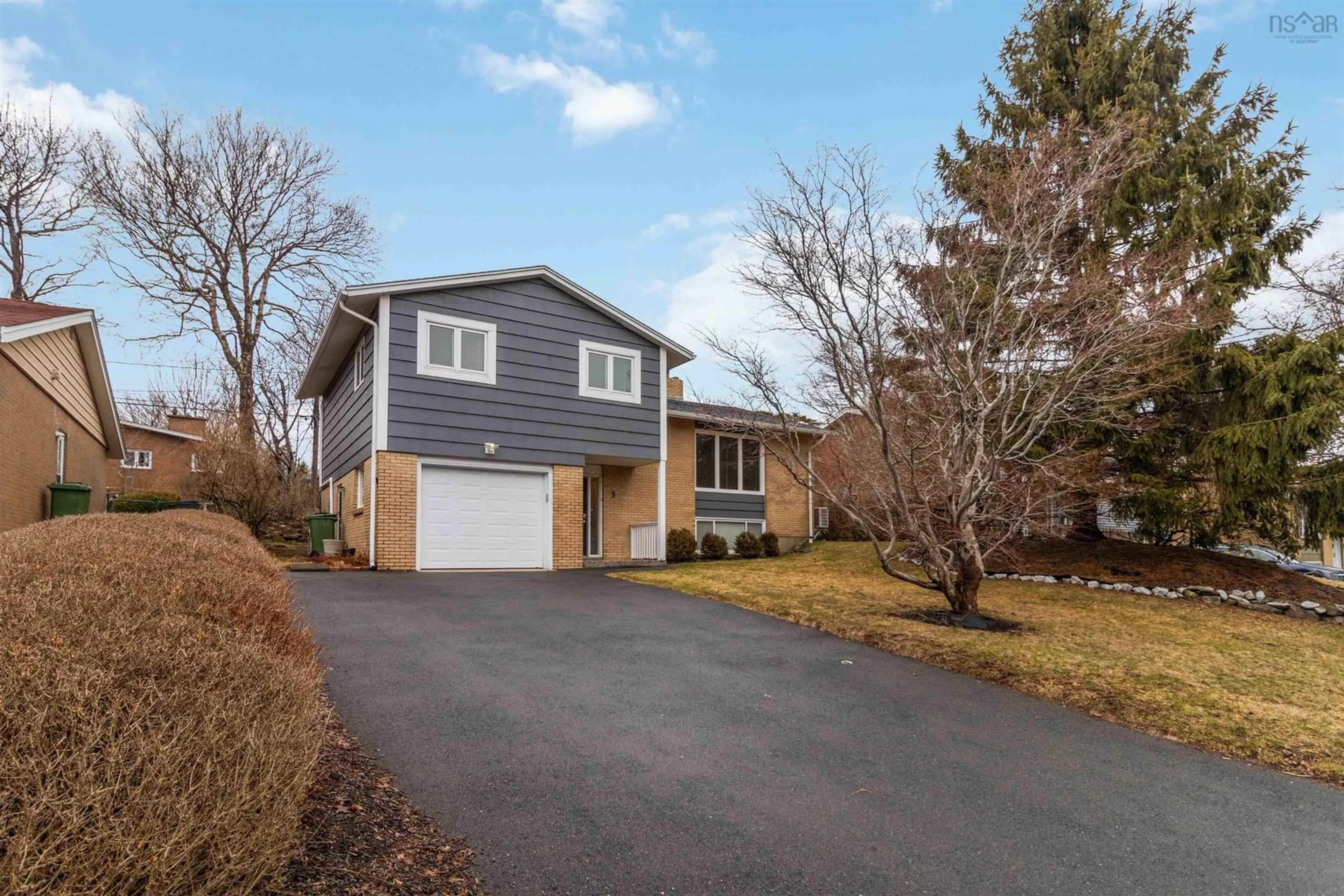 Home with vinyl exterior material, street for 9 Birkdale Cres, Clayton Park Nova Scotia B3M 1H4