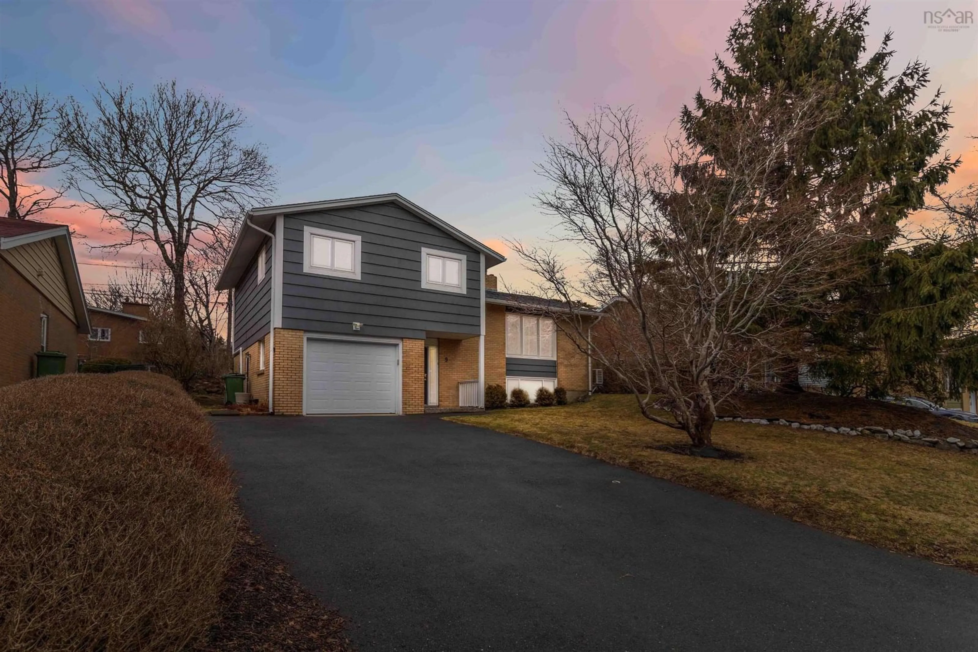 Home with vinyl exterior material, street for 9 Birkdale Cres, Clayton Park Nova Scotia B3M 1H4