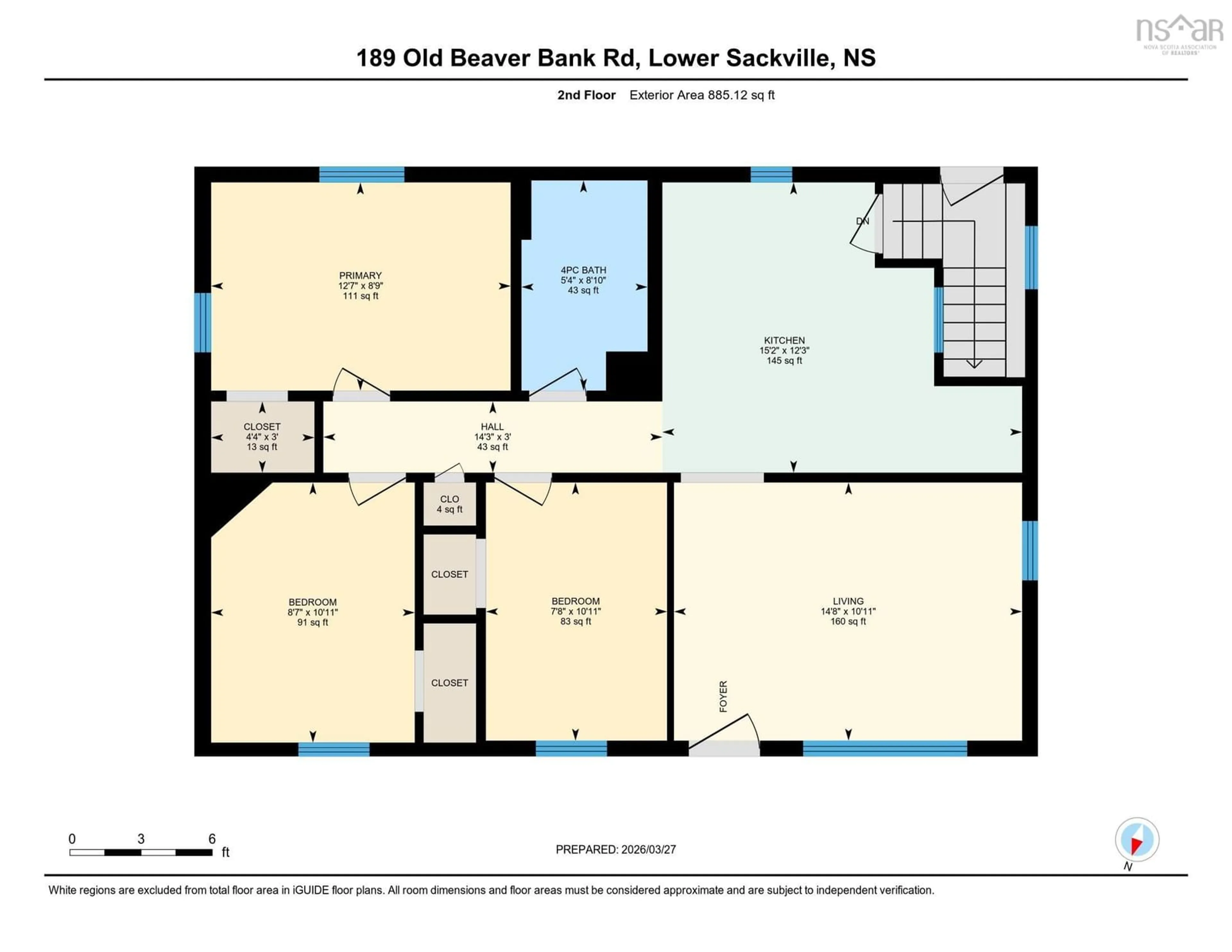 Floor plan for 189 Old Beaver Bank Rd, Lower Sackville Nova Scotia B4C 2K4
