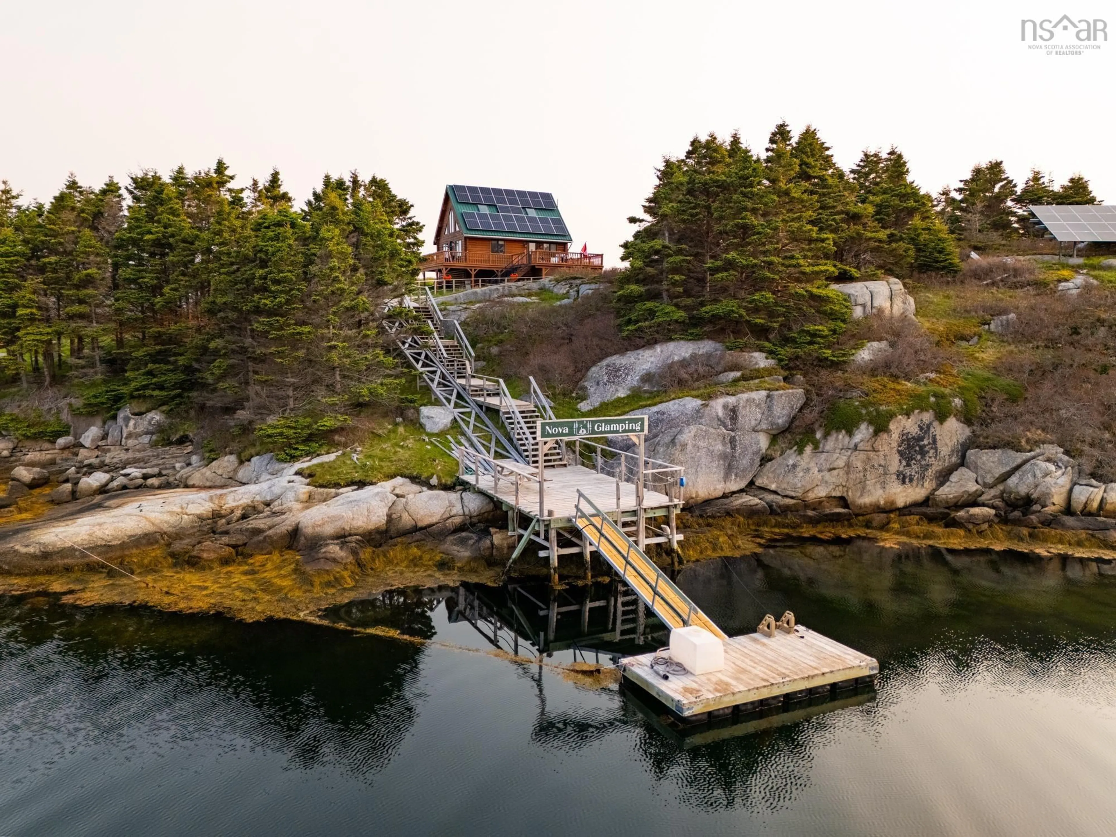 Stairs for 8 Simmons Island, West Dover Nova Scotia B3Z 3S4