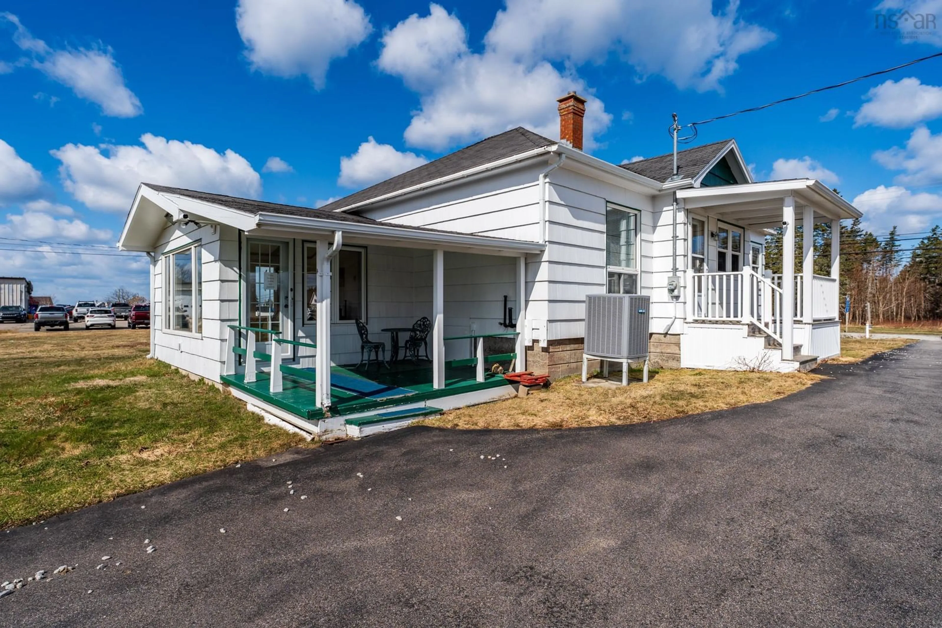 A pic from outside/outdoor area/front of a property/back of a property/a pic from drone, street for 3654 Highway 1, St. Bernard Nova Scotia B0W 3T0