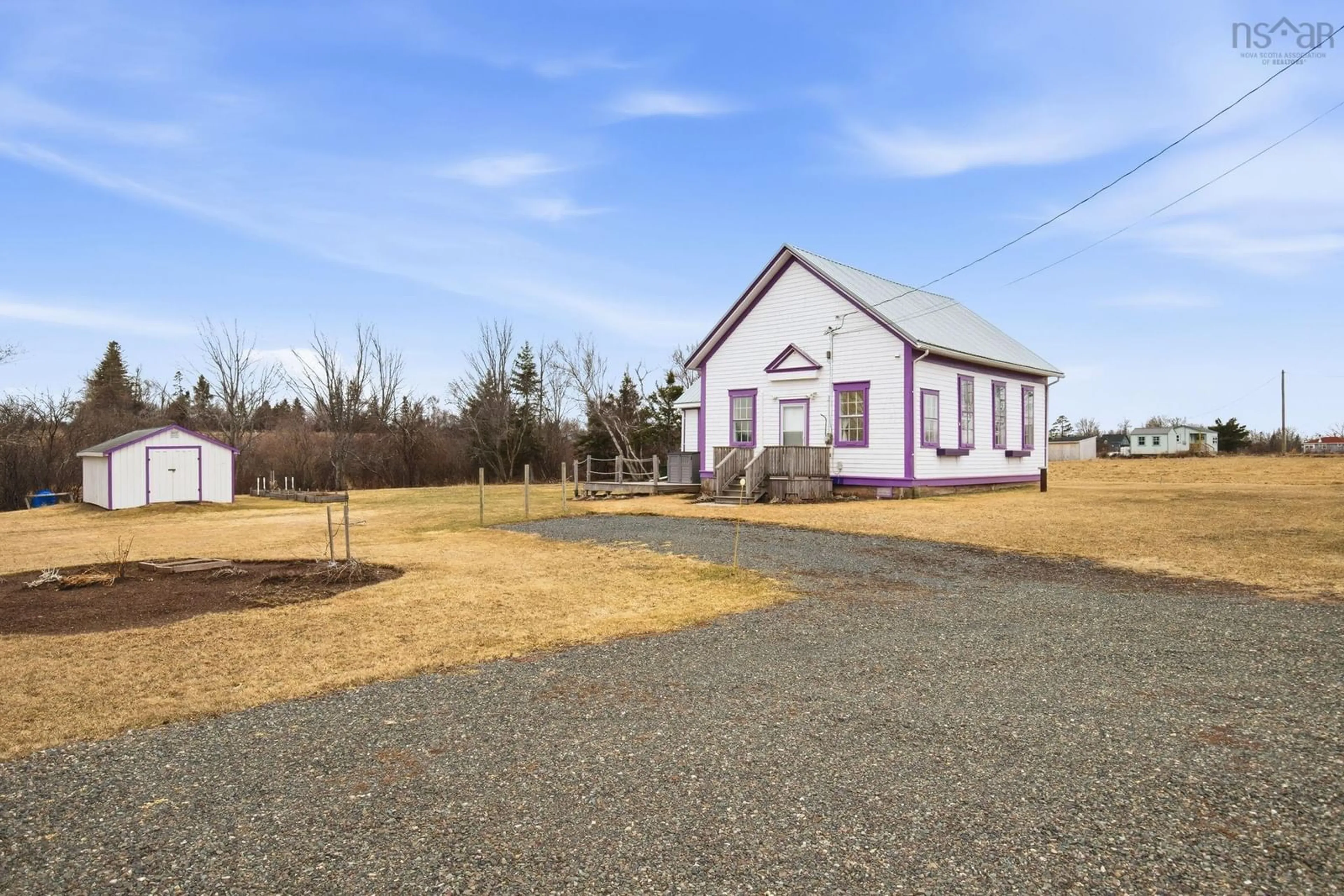 A pic from outside/outdoor area/front of a property/back of a property/a pic from drone, building for 828 Highway 6, Marshville Nova Scotia B0N 1N0