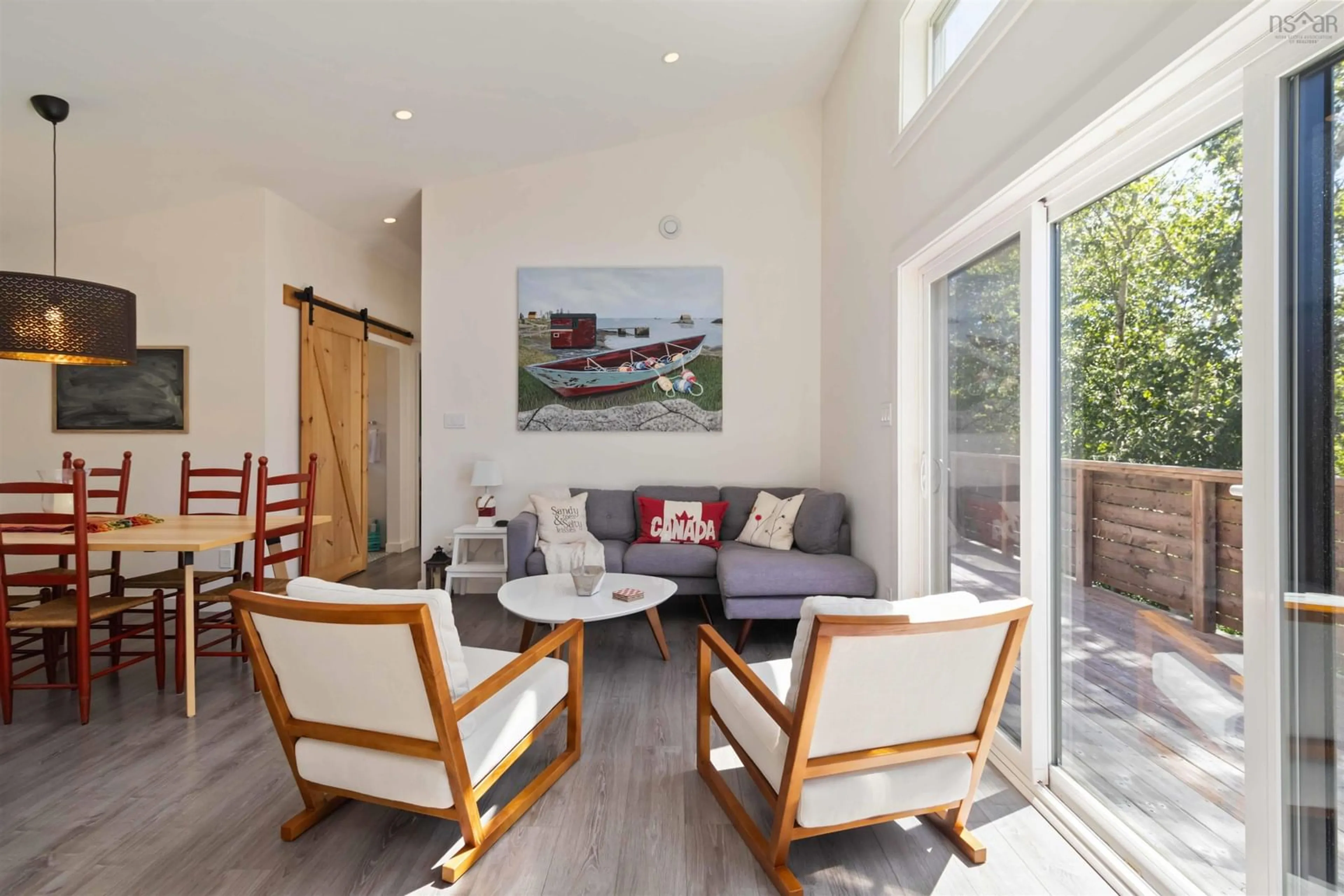 Living room with furniture, unknown for 10 Silver Rock Rd, Hunts Point Nova Scotia B0T 1G0