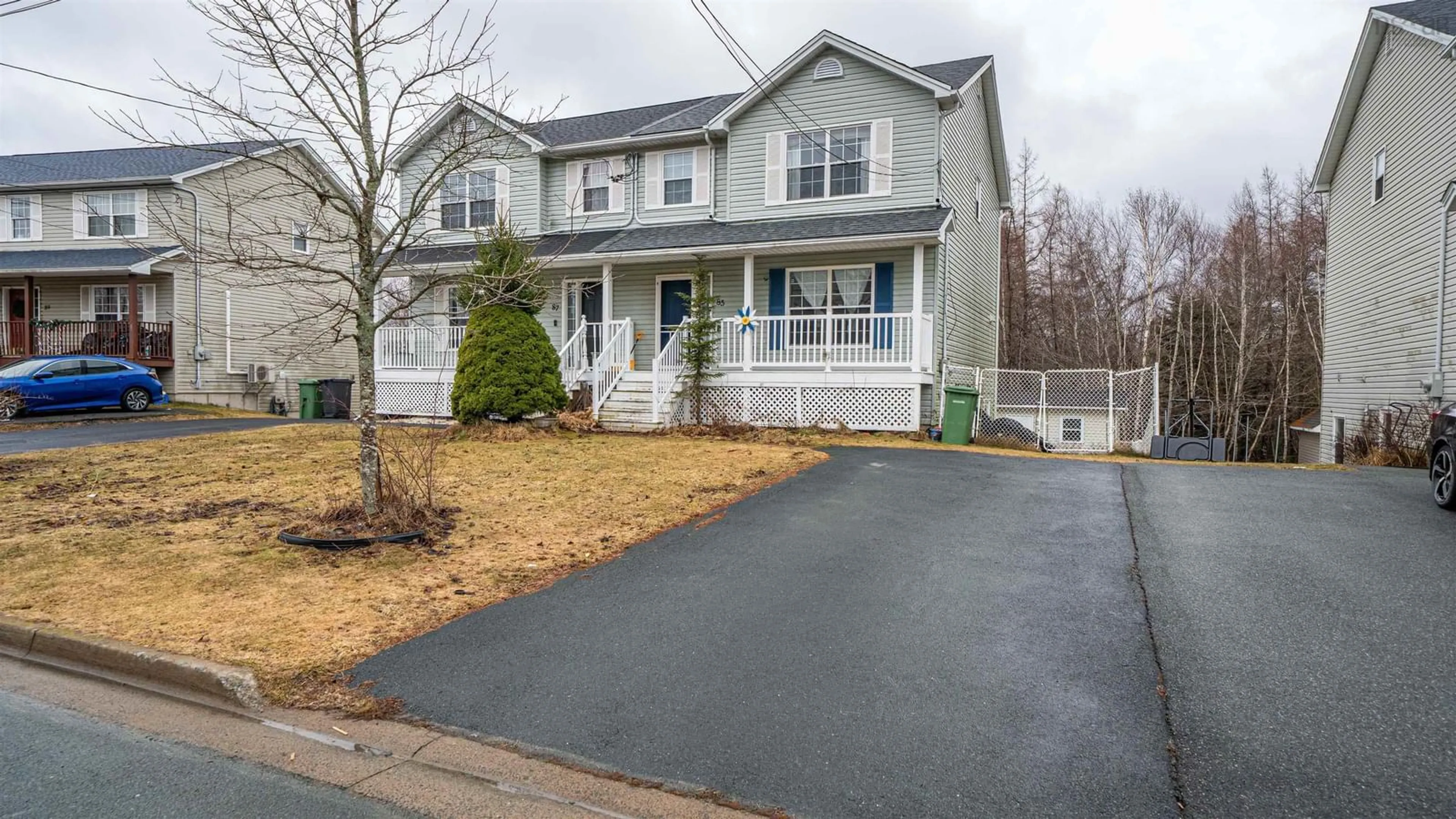 Home with vinyl exterior material, street for 85 Brookview Dr, Cole Harbour Nova Scotia B2V 2V6