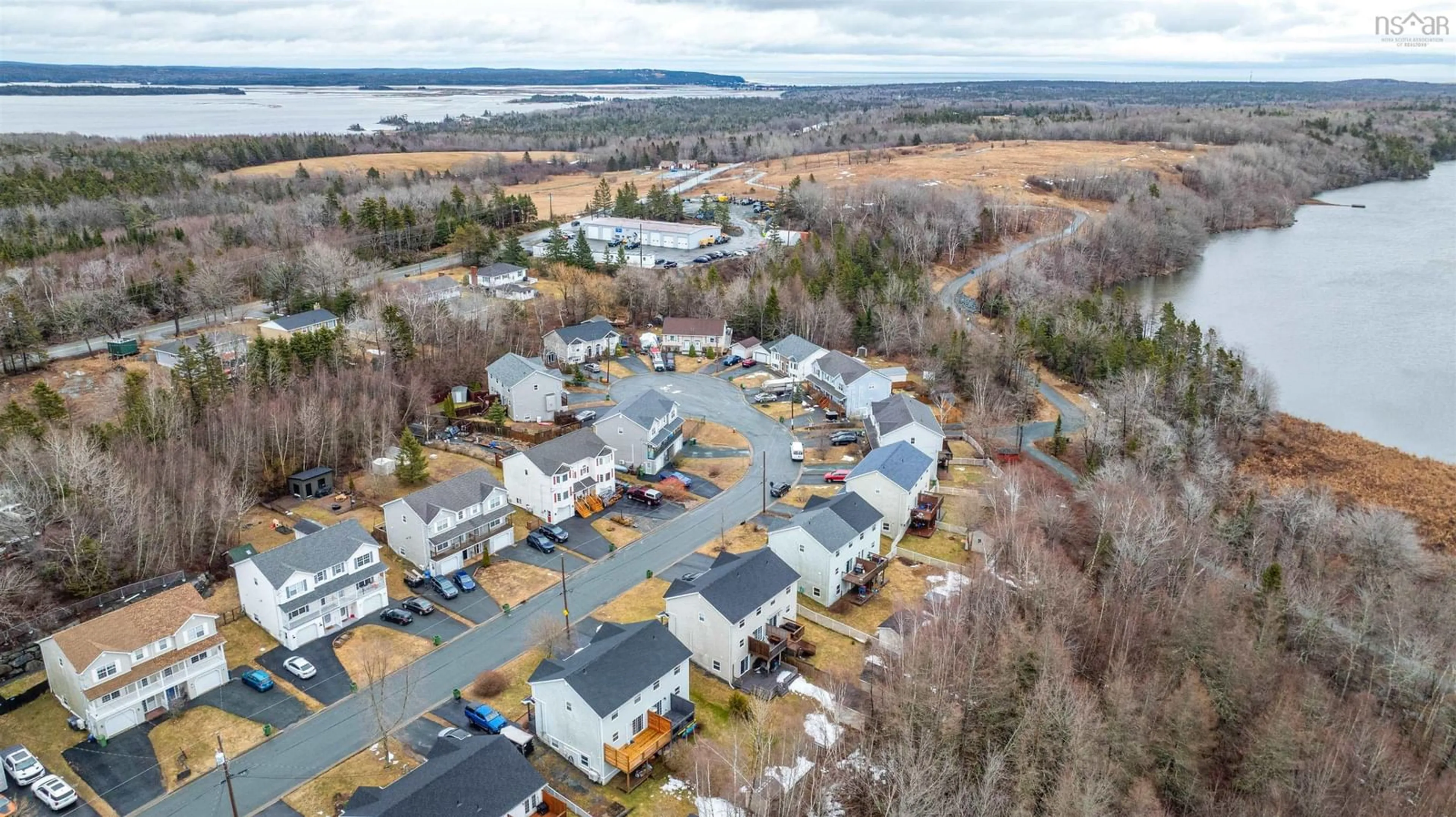 A pic from outside/outdoor area/front of a property/back of a property/a pic from drone, unknown for 85 Brookview Dr, Cole Harbour Nova Scotia B2V 2V6