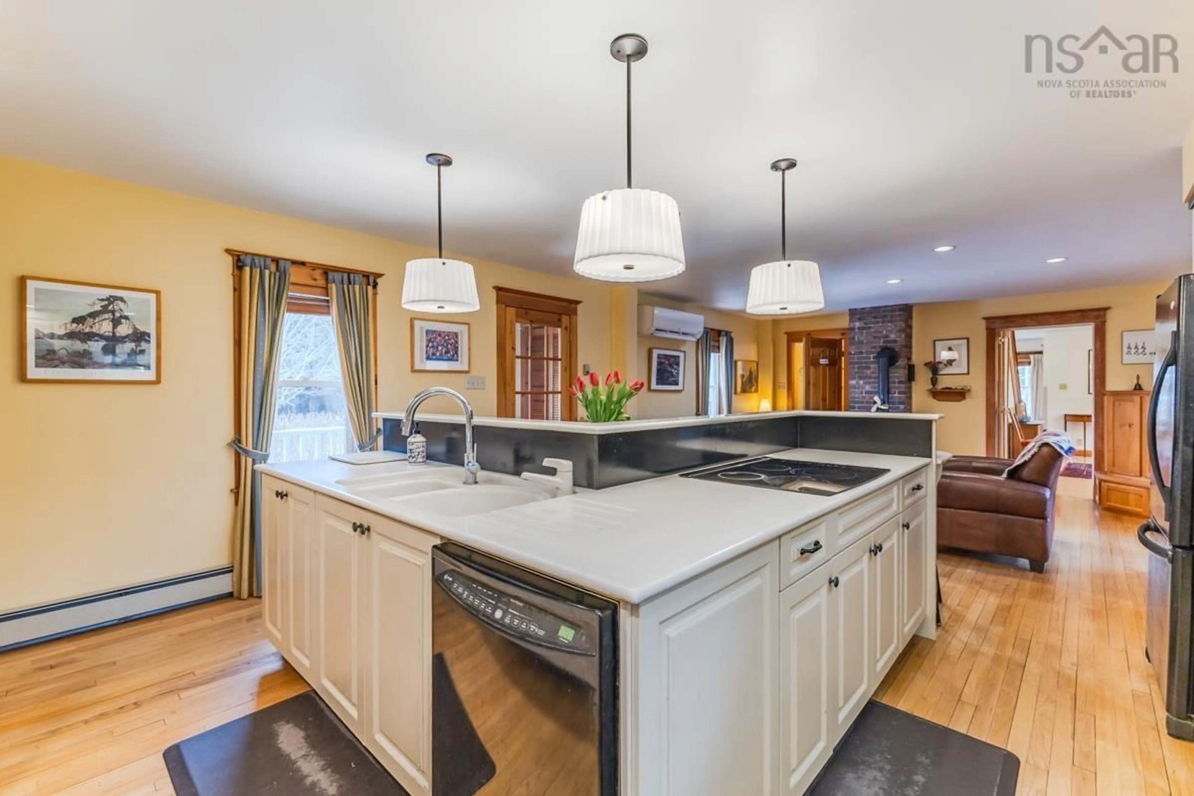 Open concept kitchen, ceramic/tile floor for 161 Highway 311 Loop, Balfron Nova Scotia B0K 1V0