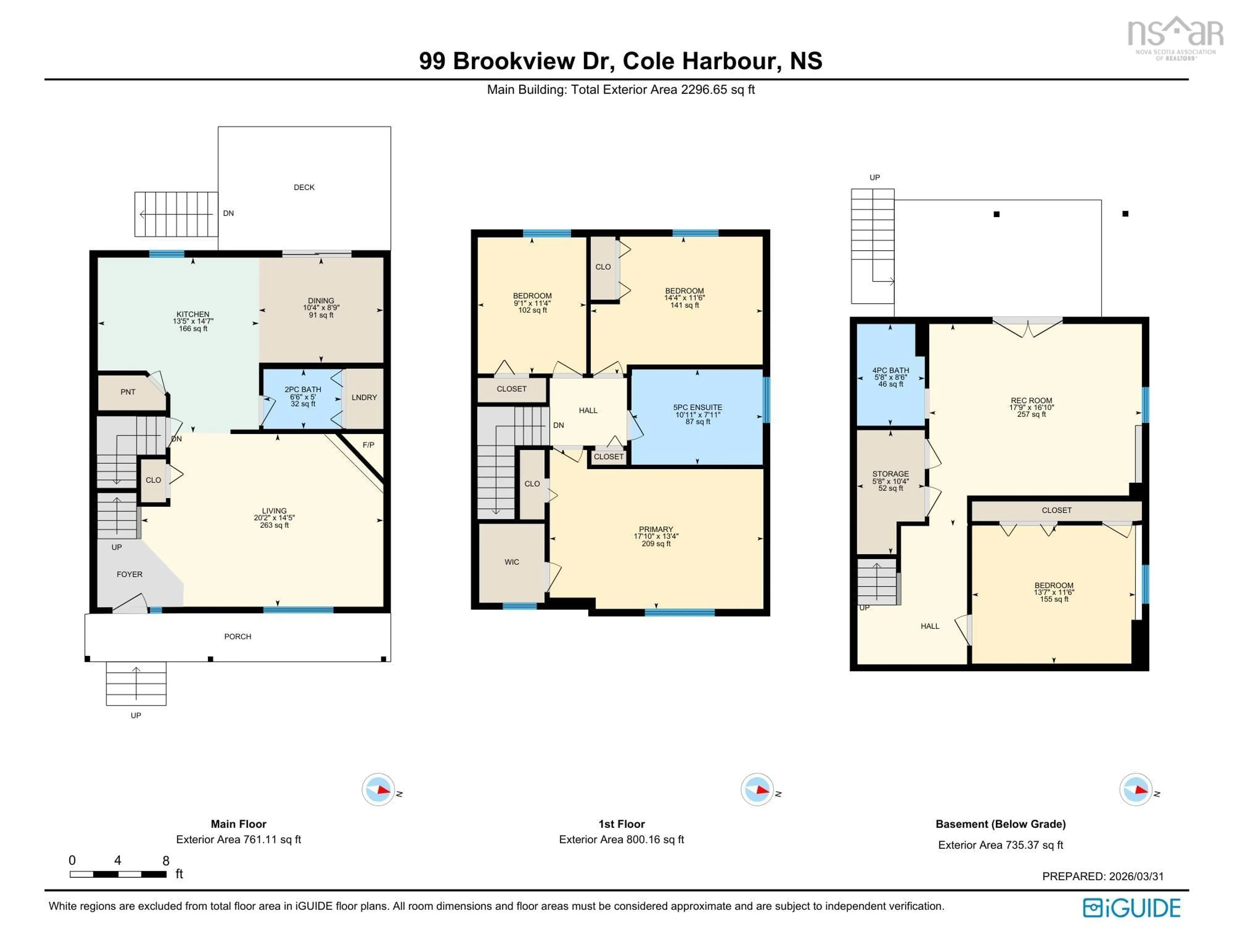 Floor plan for 99 Brookview Dr, Cole Harbour Nova Scotia B2V 2V6