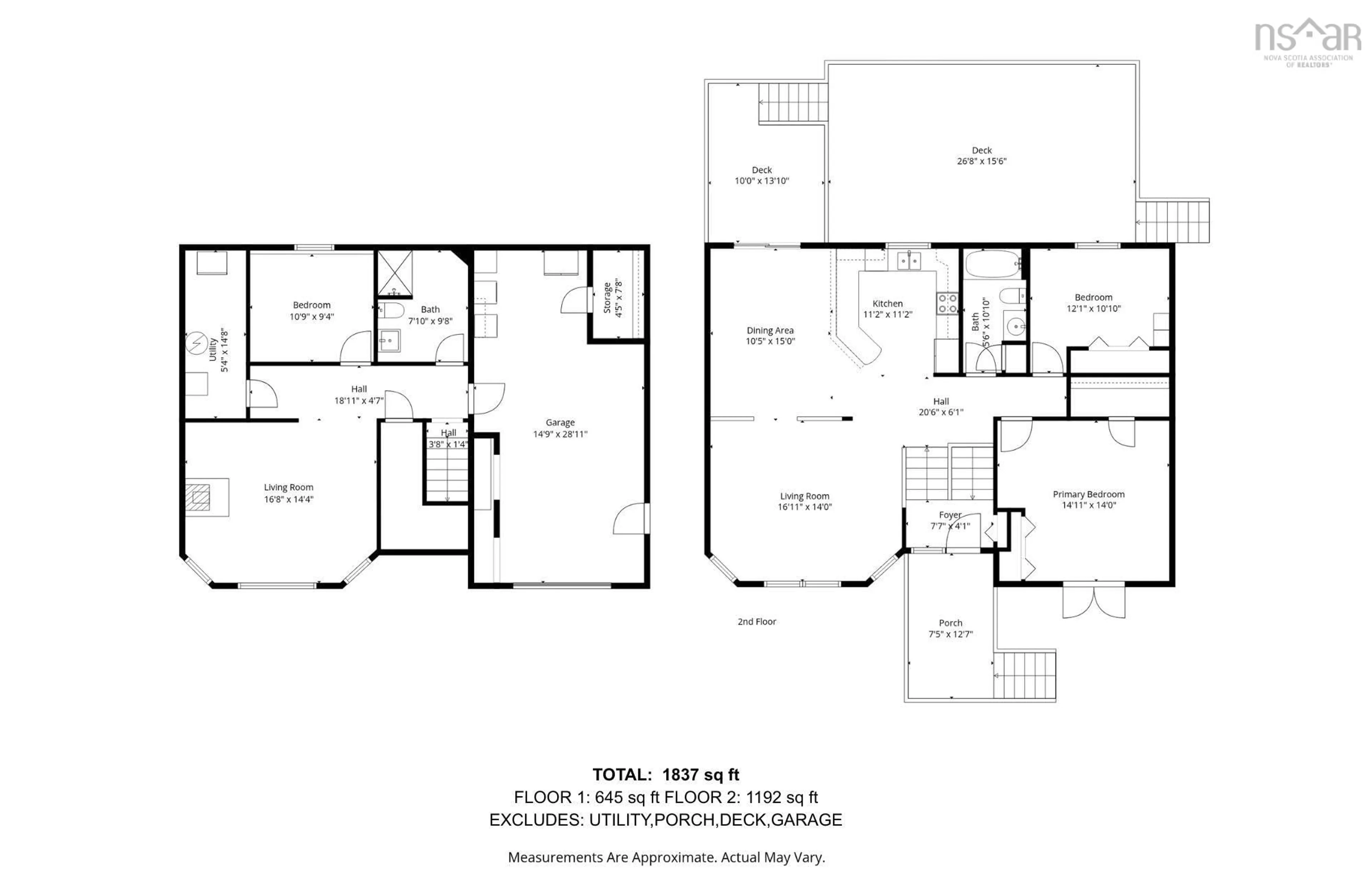 Floor plan for 65 Beamish Rd, East Uniacke Nova Scotia B0N 1Z0
