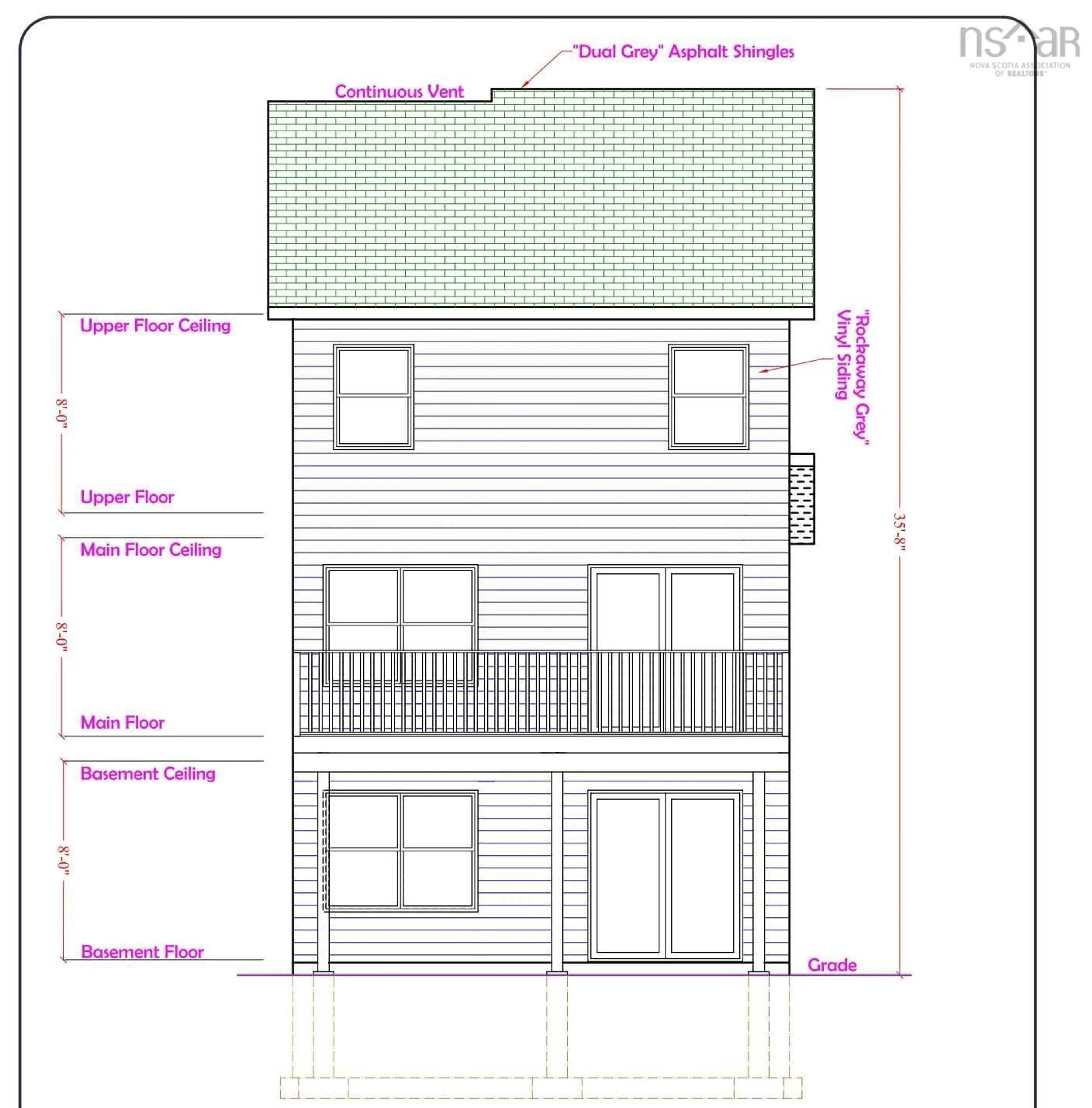 Floor plan for 107 Alabaster Way, Halifax Nova Scotia B3P 0C5