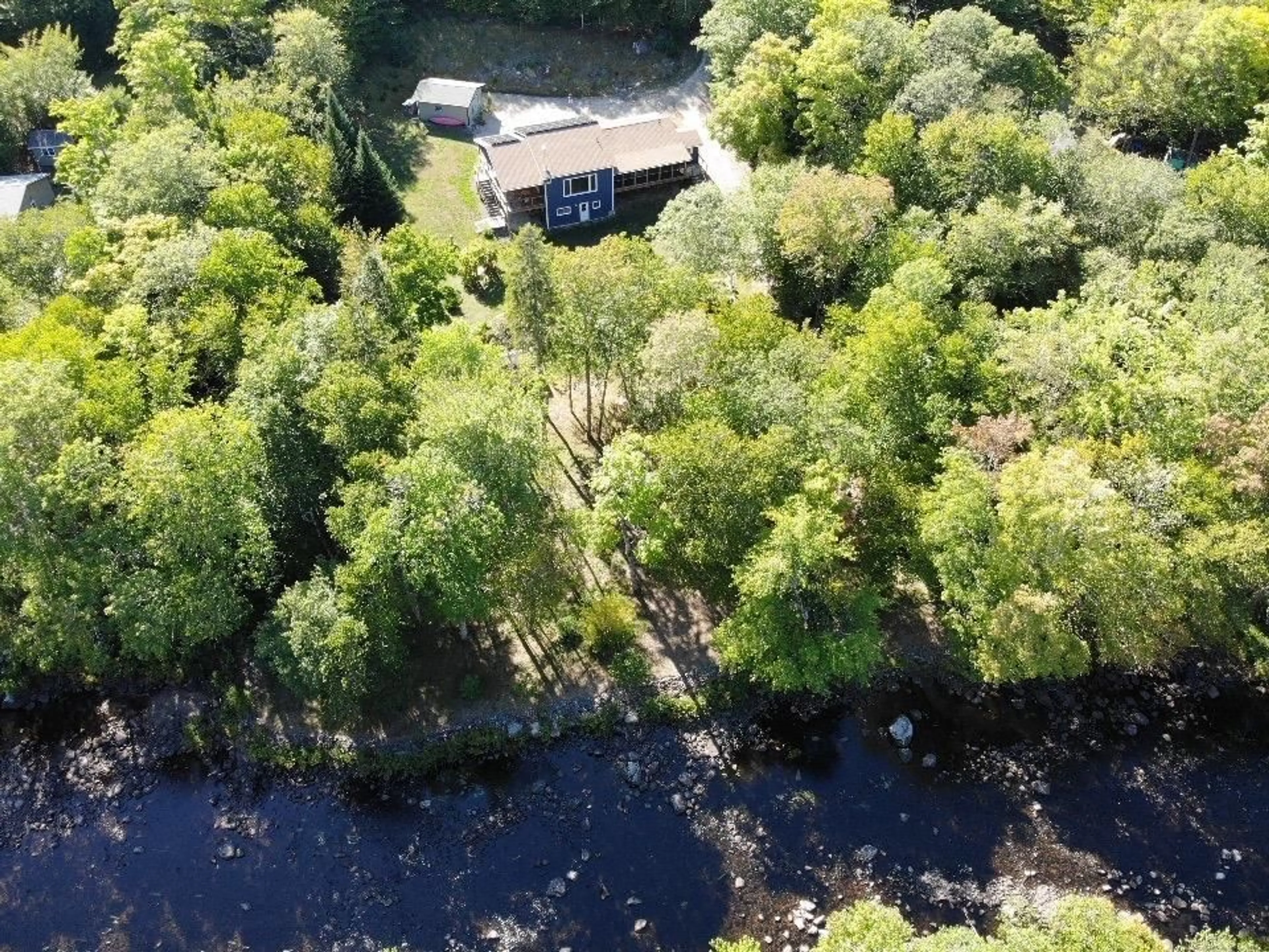 A pic from outside/outdoor area/front of a property/back of a property/a pic from drone, water/lake/river/ocean view for 590 Gilberts Lane, Maplewood Nova Scotia B0R 1A0
