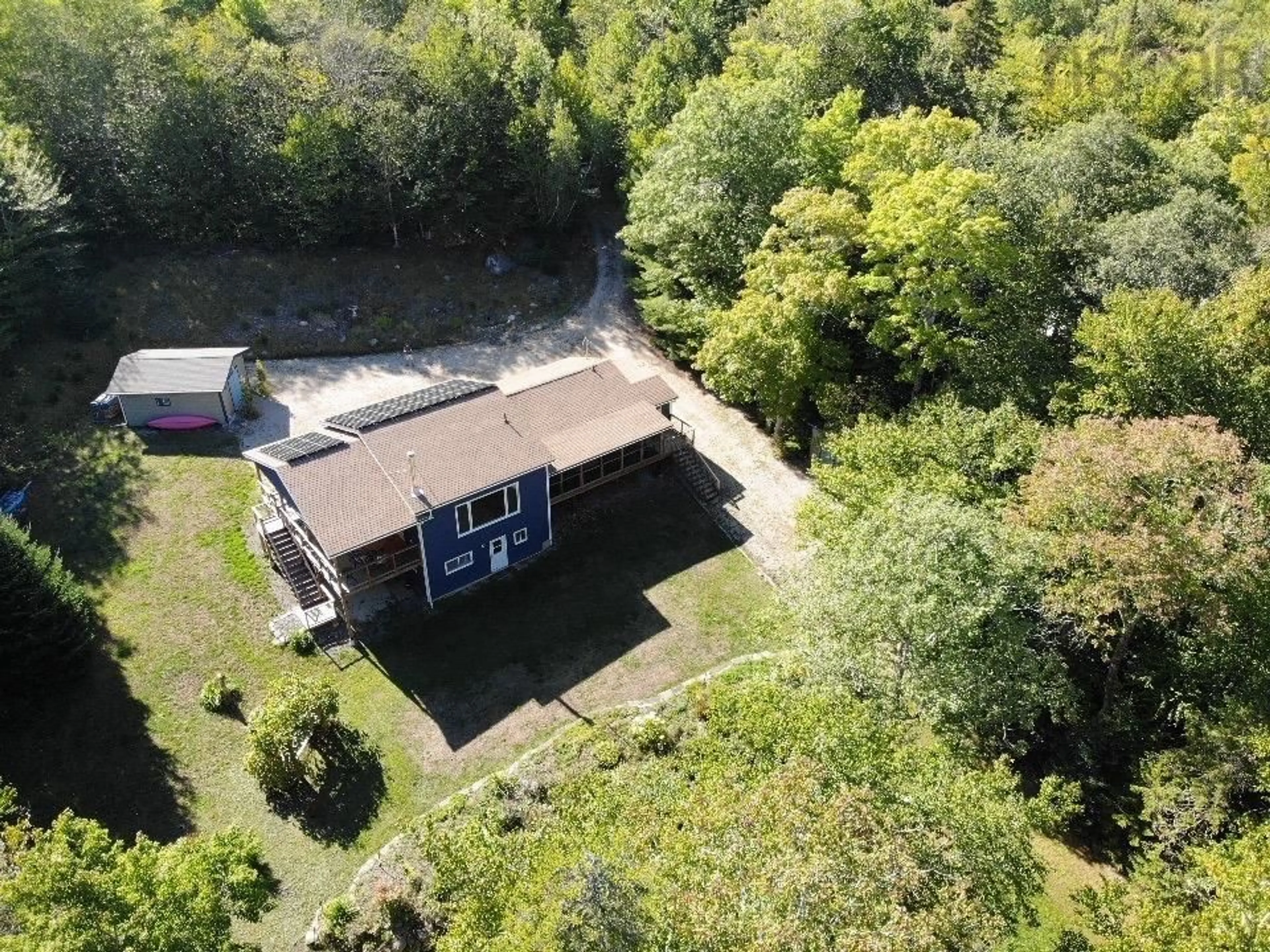 A pic from outside/outdoor area/front of a property/back of a property/a pic from drone, unknown for 590 Gilberts Lane, Maplewood Nova Scotia B0R 1A0