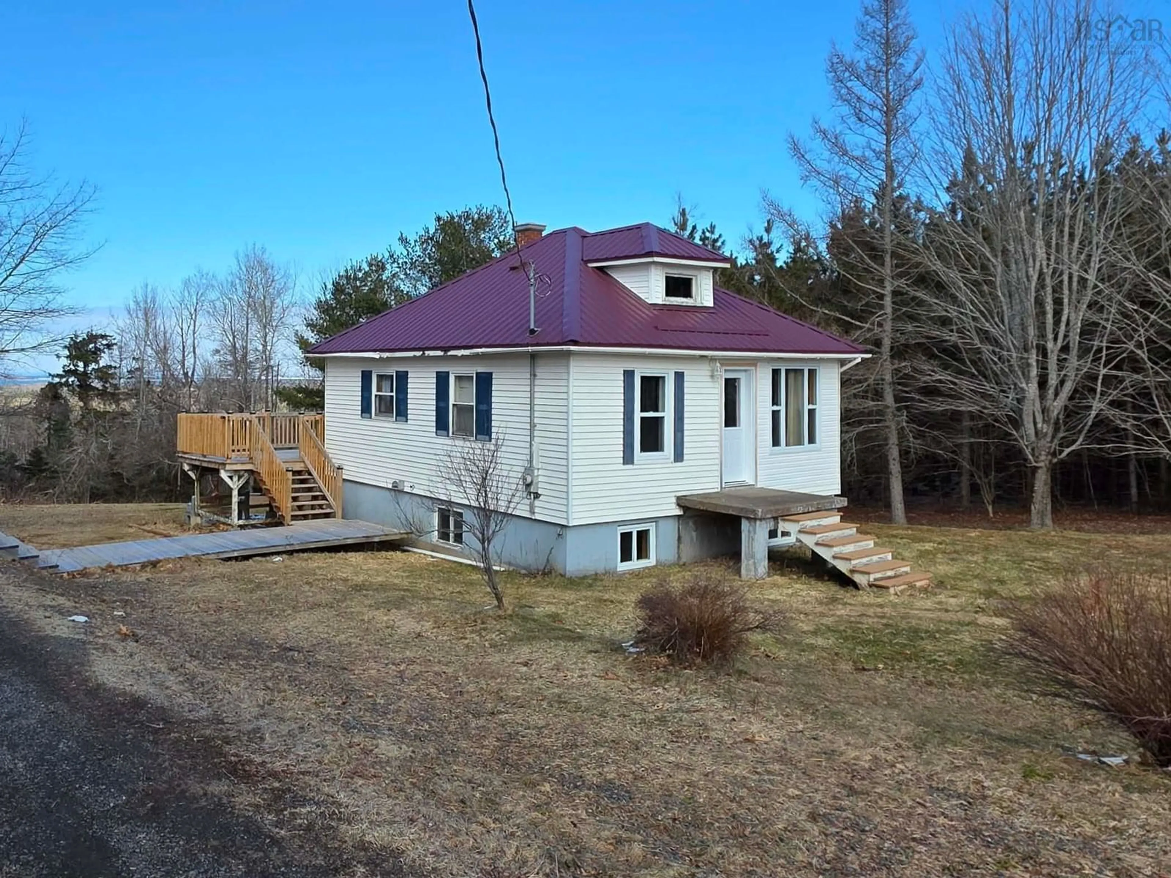 A pic from outside/outdoor area/front of a property/back of a property/a pic from drone, building for 15013 6 Hwy, Wallace Ridge Nova Scotia B0K 1L0