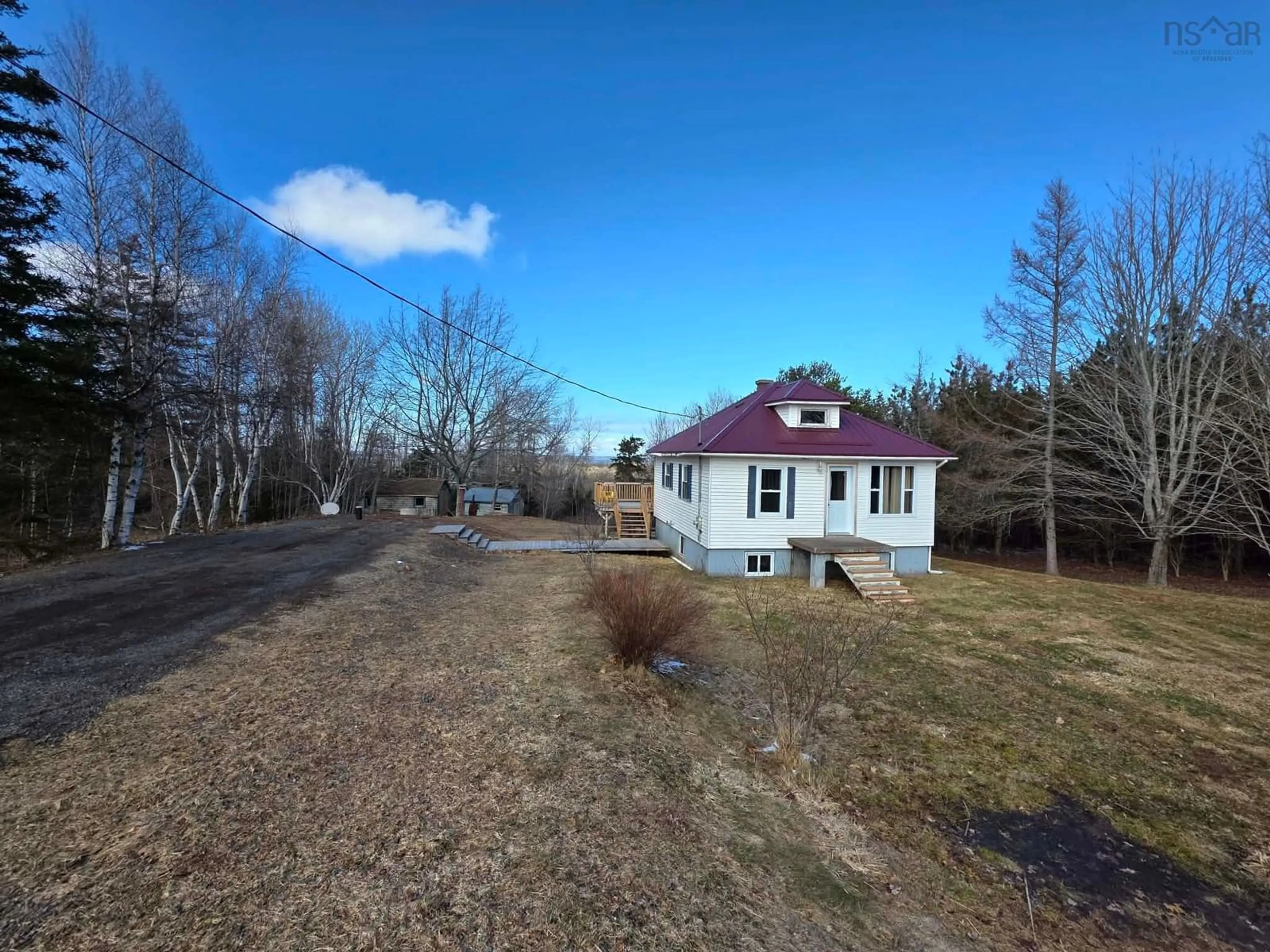 A pic from outside/outdoor area/front of a property/back of a property/a pic from drone, street for 15013 6 Hwy, Wallace Ridge Nova Scotia B0K 1L0