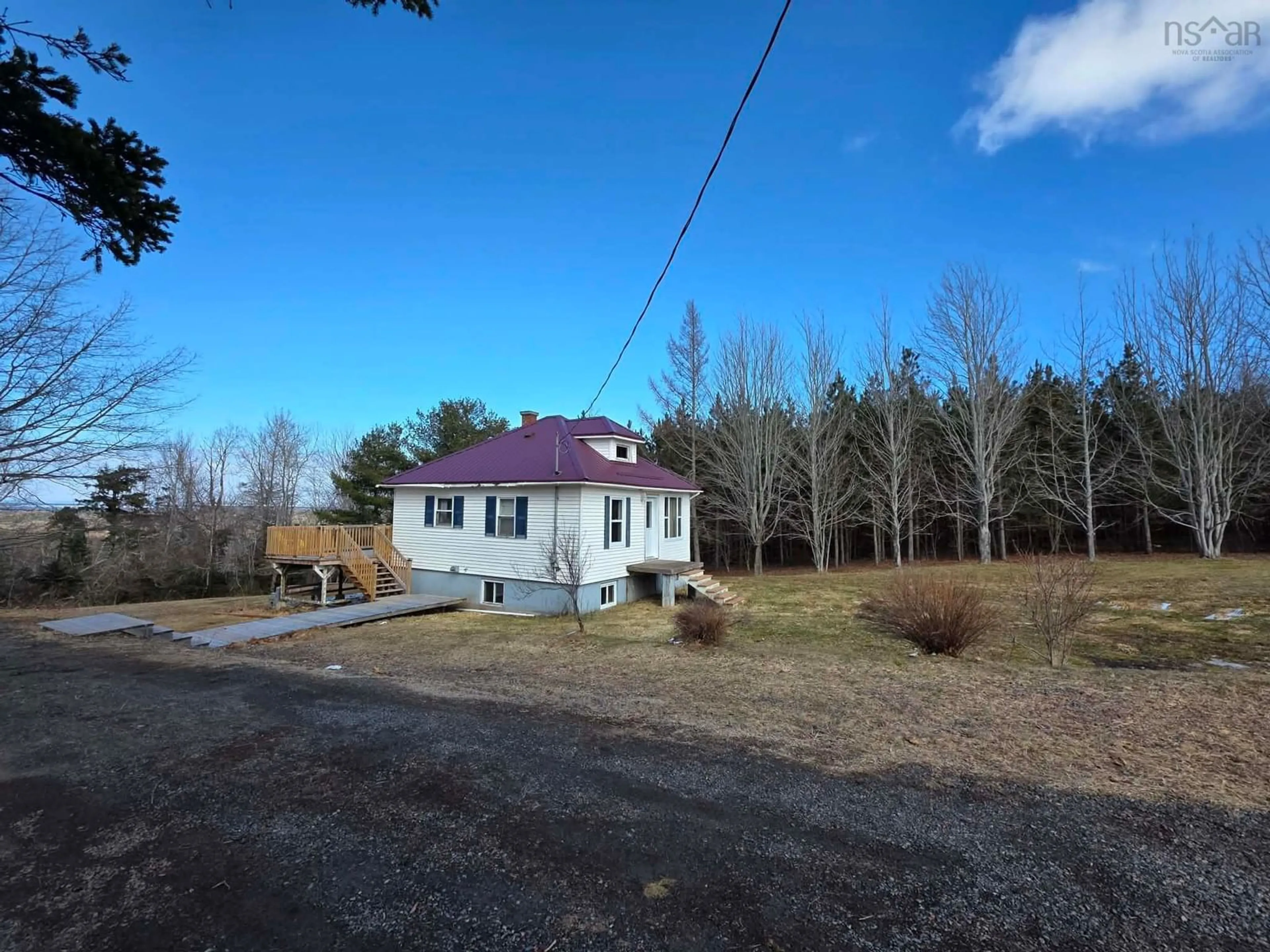 A pic from outside/outdoor area/front of a property/back of a property/a pic from drone, street for 15013 6 Hwy, Wallace Ridge Nova Scotia B0K 1L0