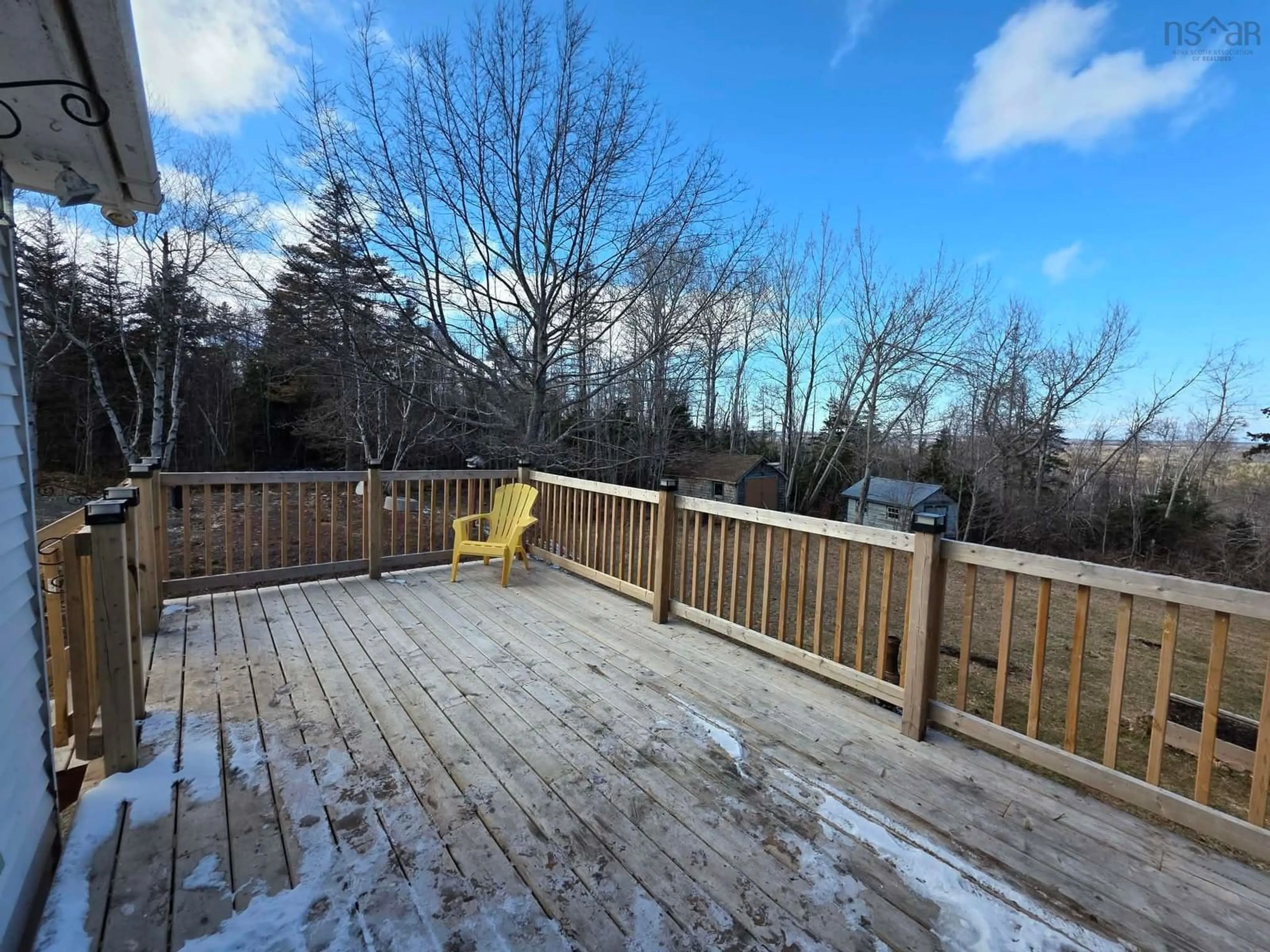 Patio, forest/trees view for 15013 6 Hwy, Wallace Ridge Nova Scotia B0K 1L0