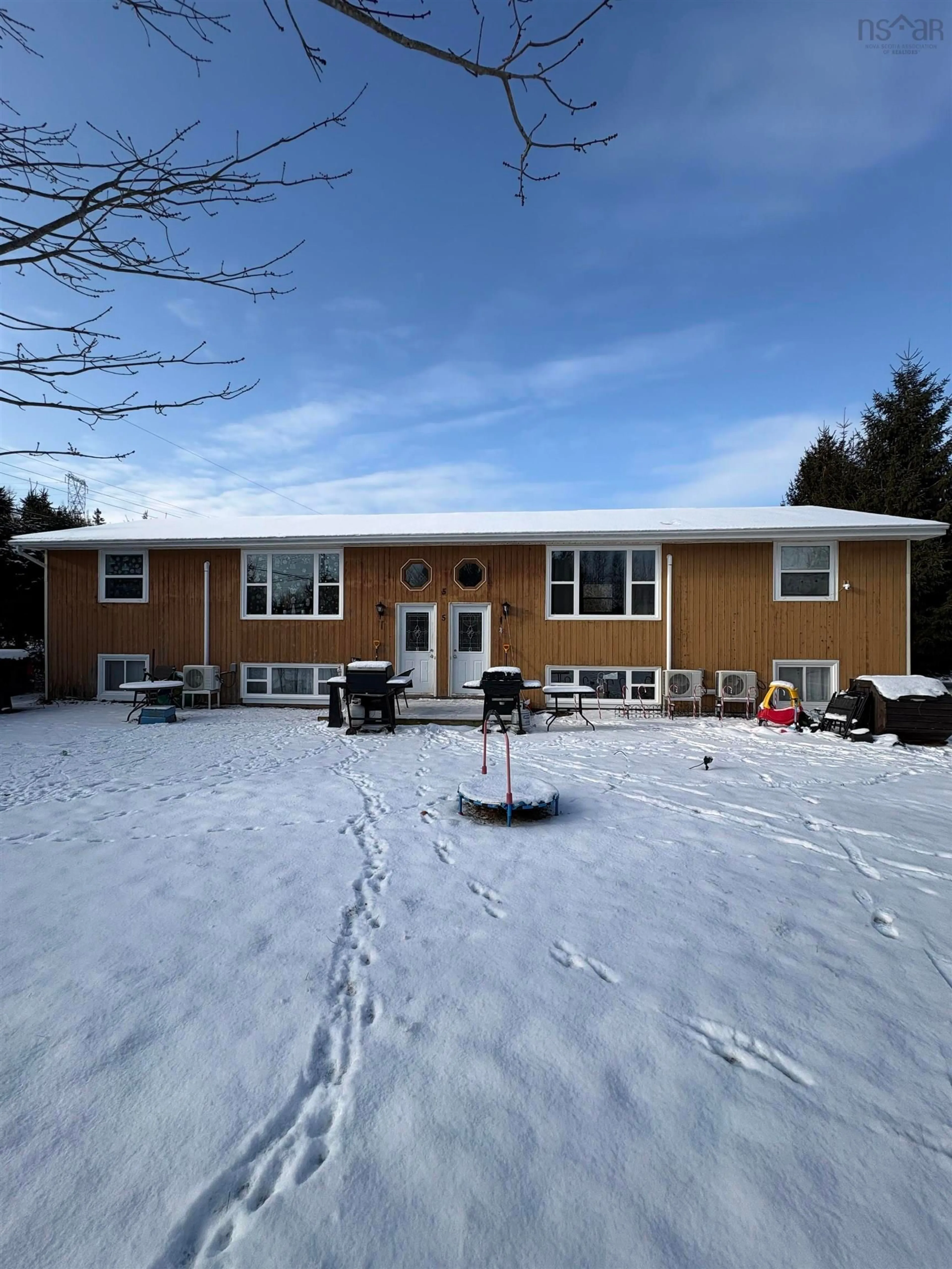 A pic from outside/outdoor area/front of a property/back of a property/a pic from drone, unknown for 5 Mitchell Dr, Truro Heights Nova Scotia B6L 1M5