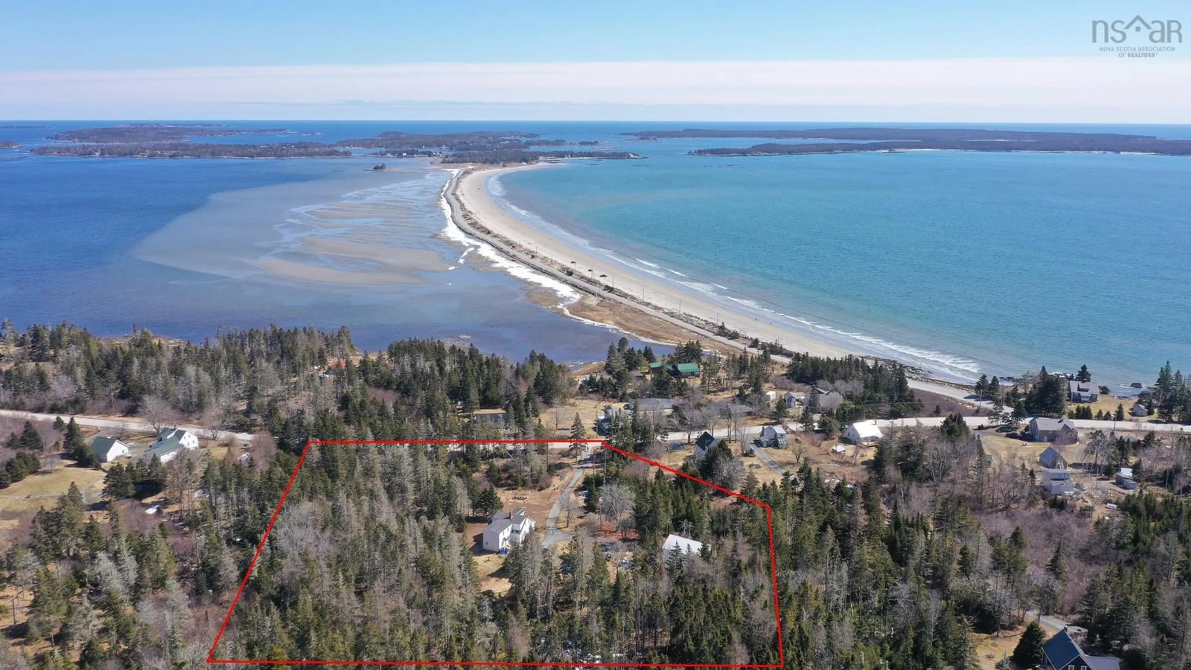 A pic from outside/outdoor area/front of a property/back of a property/a pic from drone, water/lake/river/ocean view for 5168 Highway 331, Crescent Beach Nova Scotia B0R 1C0