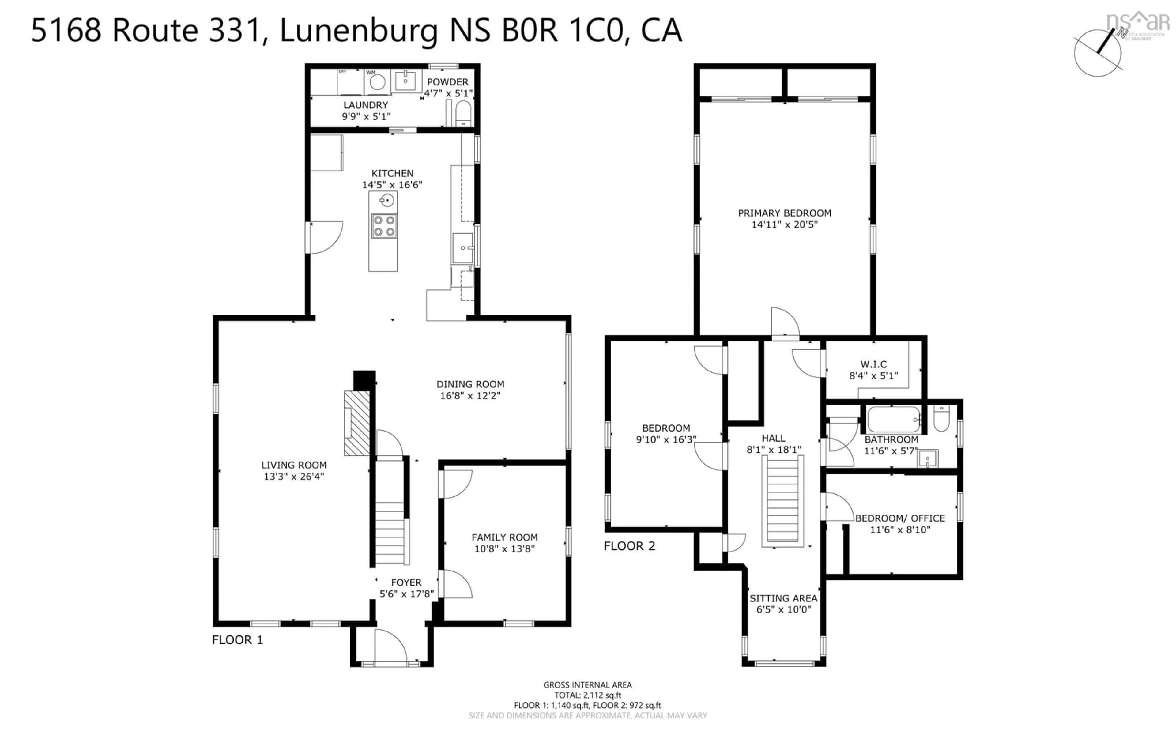 Floor plan for 5168 Highway 331, Crescent Beach Nova Scotia B0R 1C0
