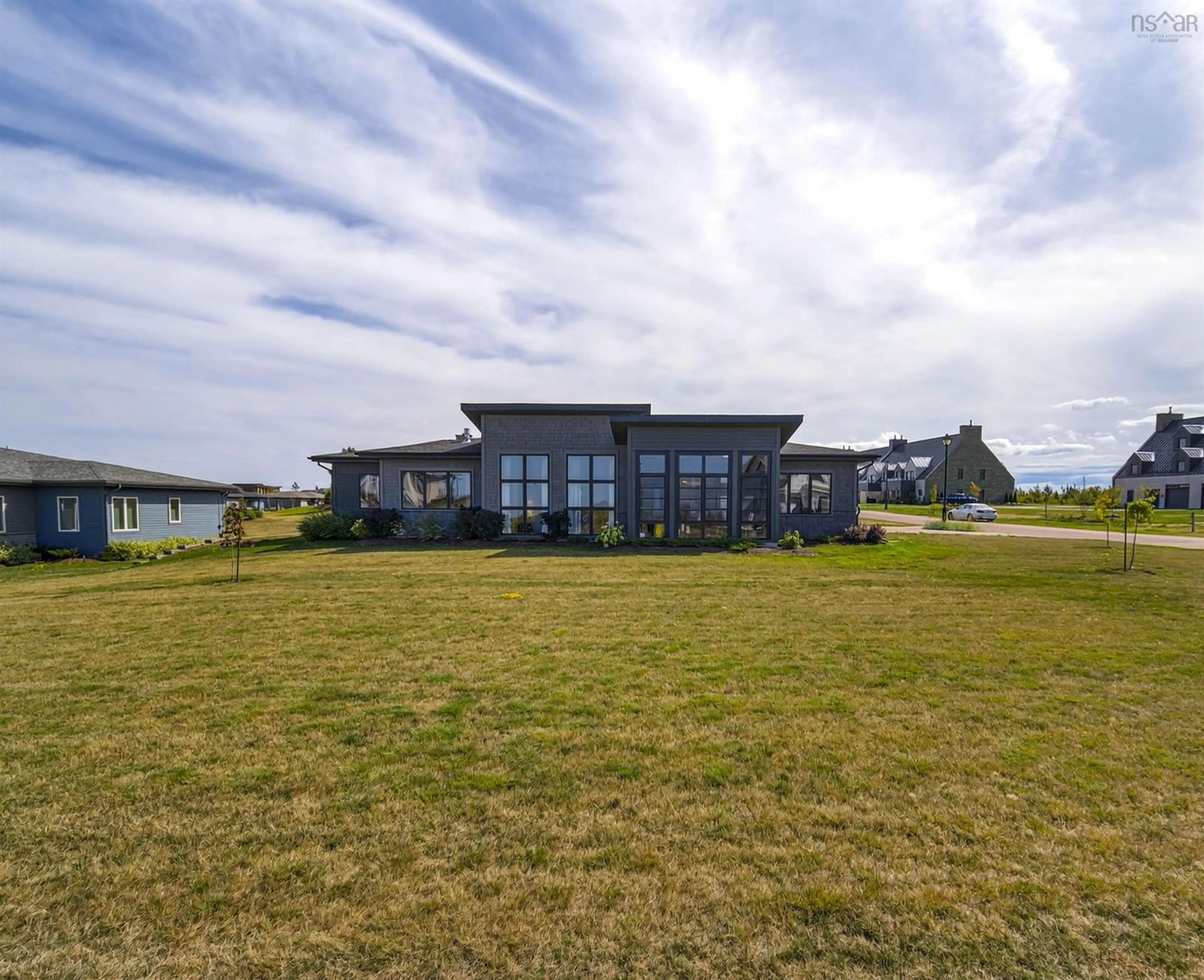 A pic from outside/outdoor area/front of a property/back of a property/a pic from drone, water/lake/river/ocean view for 68 Anchorage Lane, Fox Harbour Nova Scotia B0K 1Y0