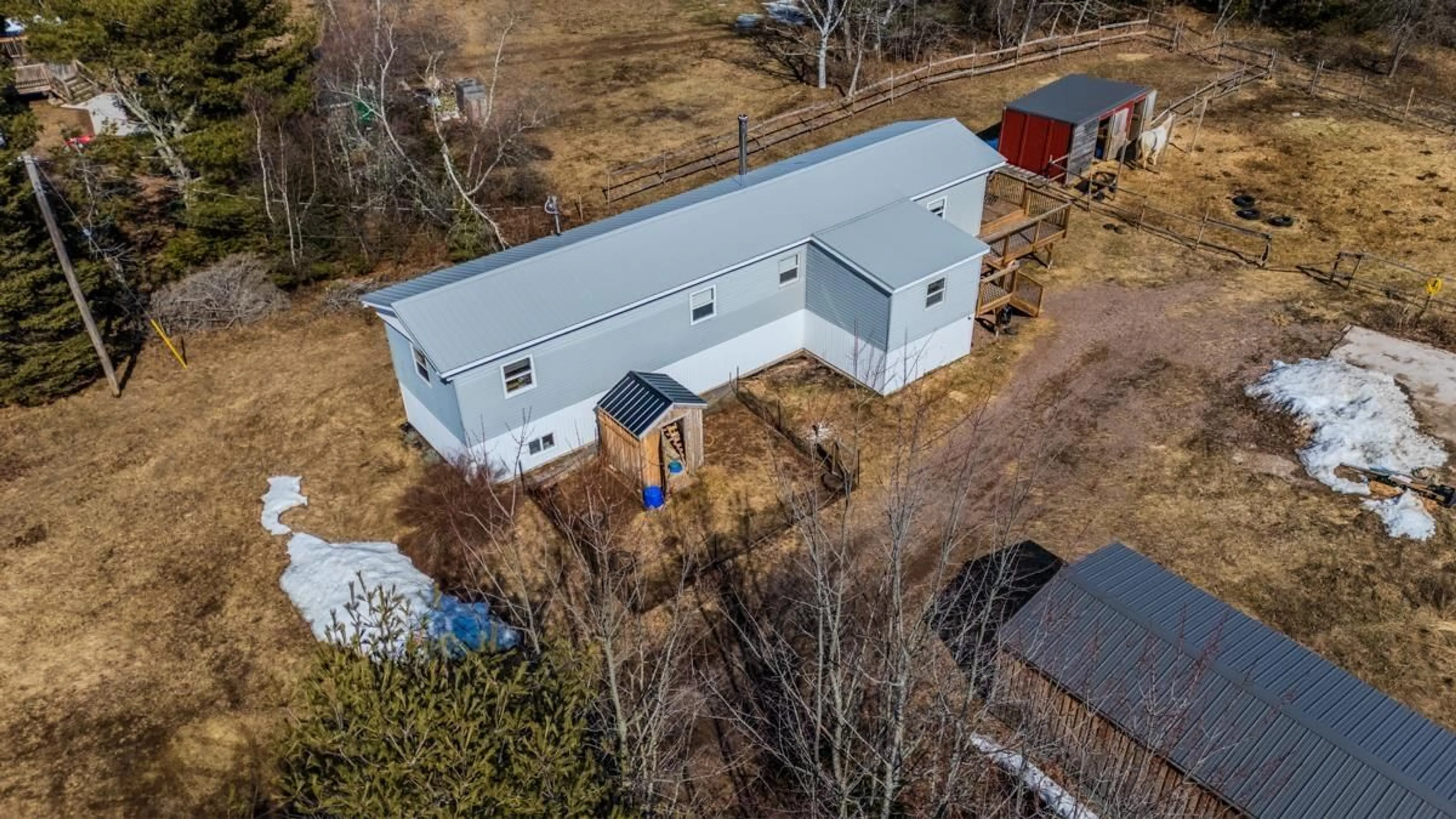 A pic from outside/outdoor area/front of a property/back of a property/a pic from drone, building for 239 Little Dyke Rd, Little Dyke Nova Scotia B0M 1L0