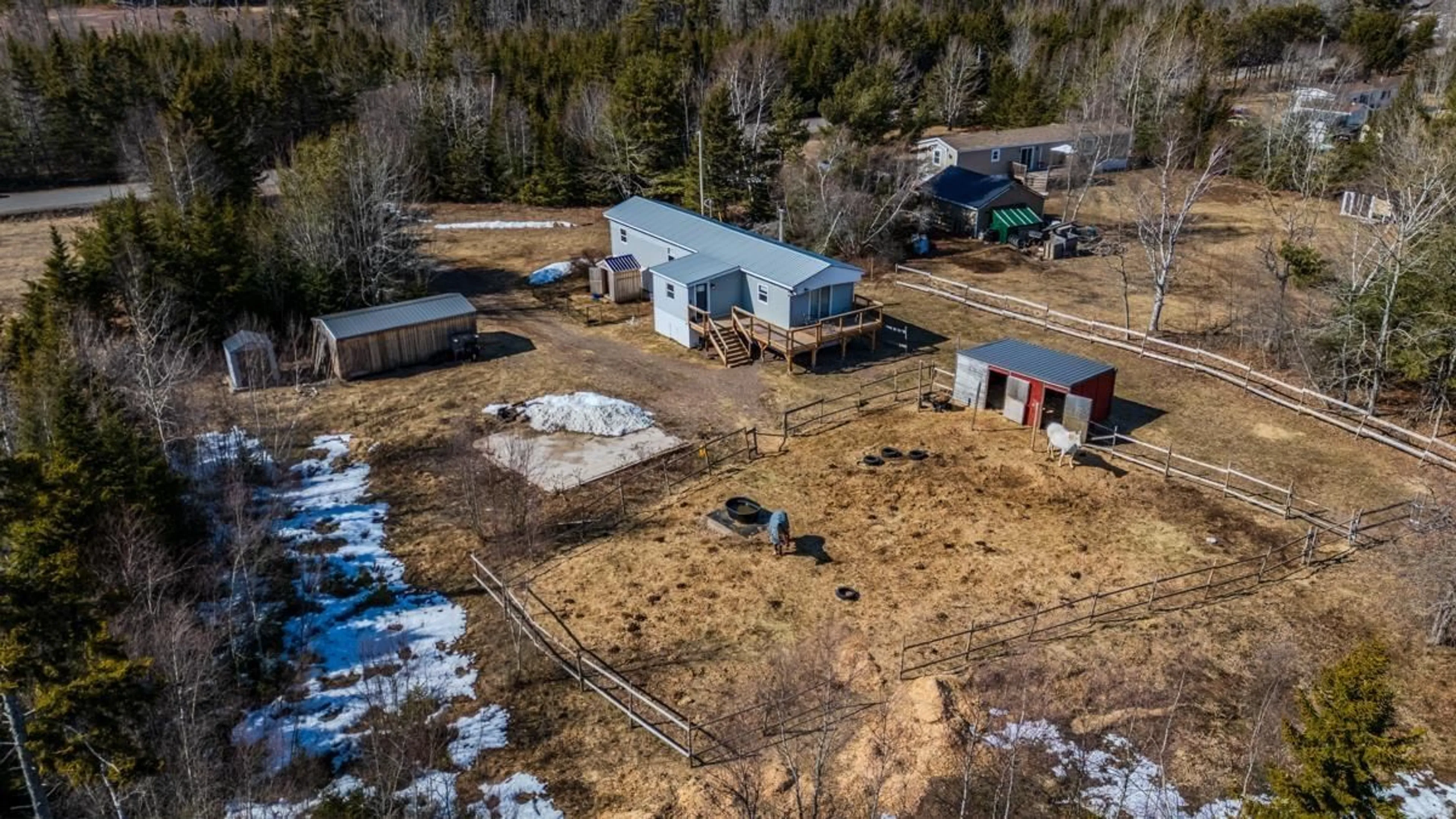 A pic from outside/outdoor area/front of a property/back of a property/a pic from drone, building for 239 Little Dyke Rd, Little Dyke Nova Scotia B0M 1L0