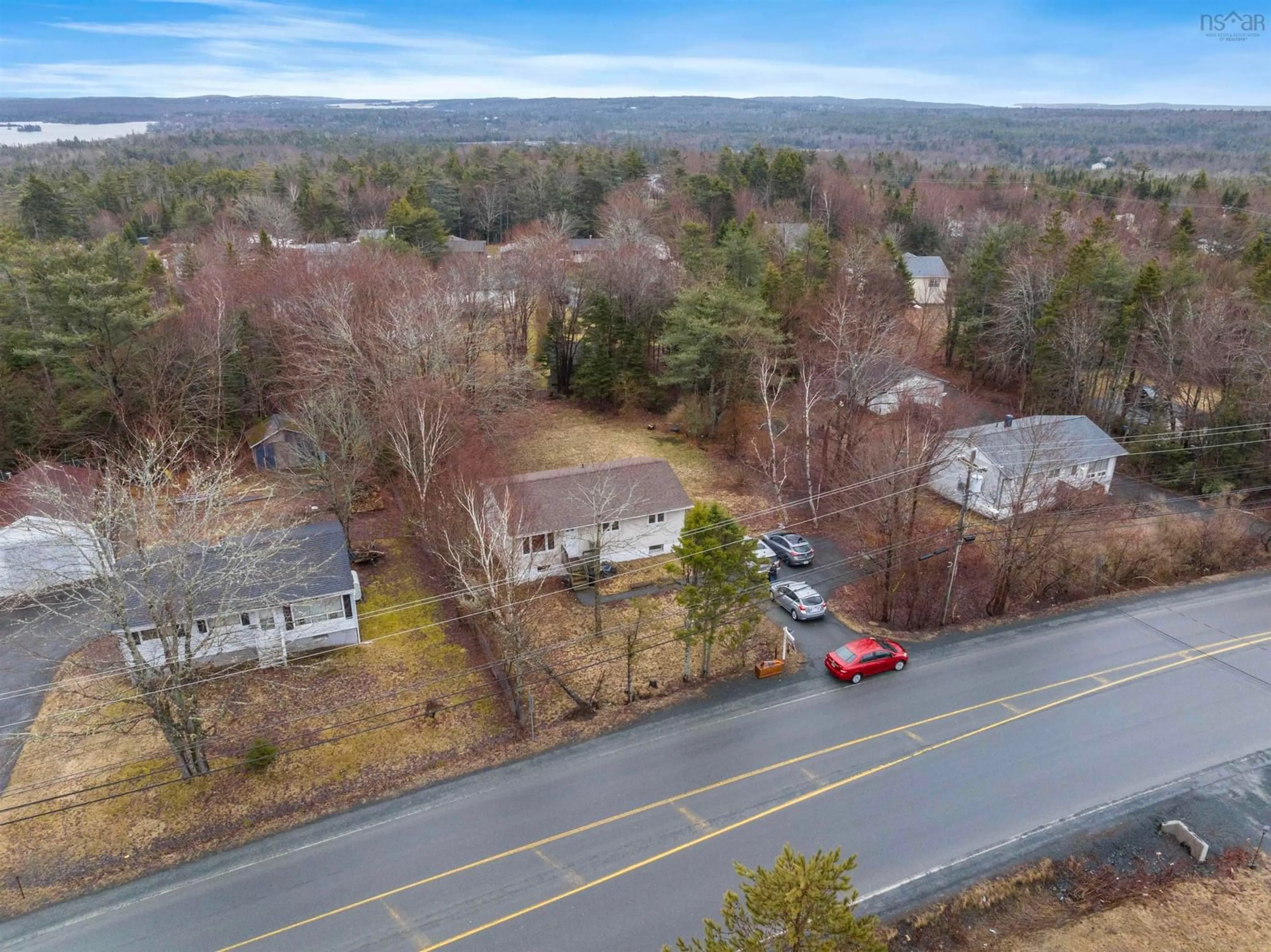 A pic from outside/outdoor area/front of a property/back of a property/a pic from drone, unknown for 2704 Highway 7, Lake Echo Nova Scotia B3E 1A3