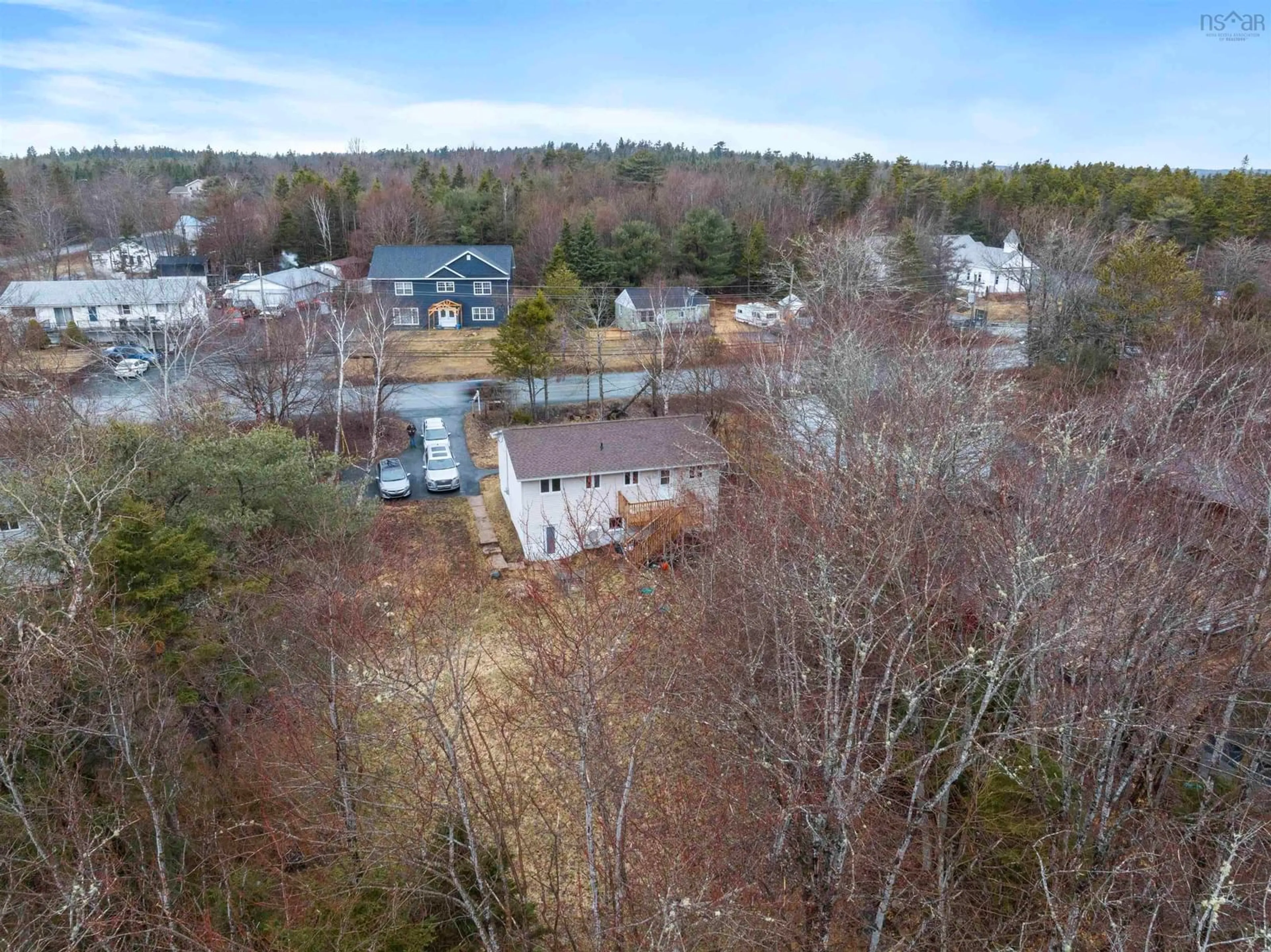 A pic from outside/outdoor area/front of a property/back of a property/a pic from drone, unknown for 2704 Highway 7, Lake Echo Nova Scotia B3E 1A3