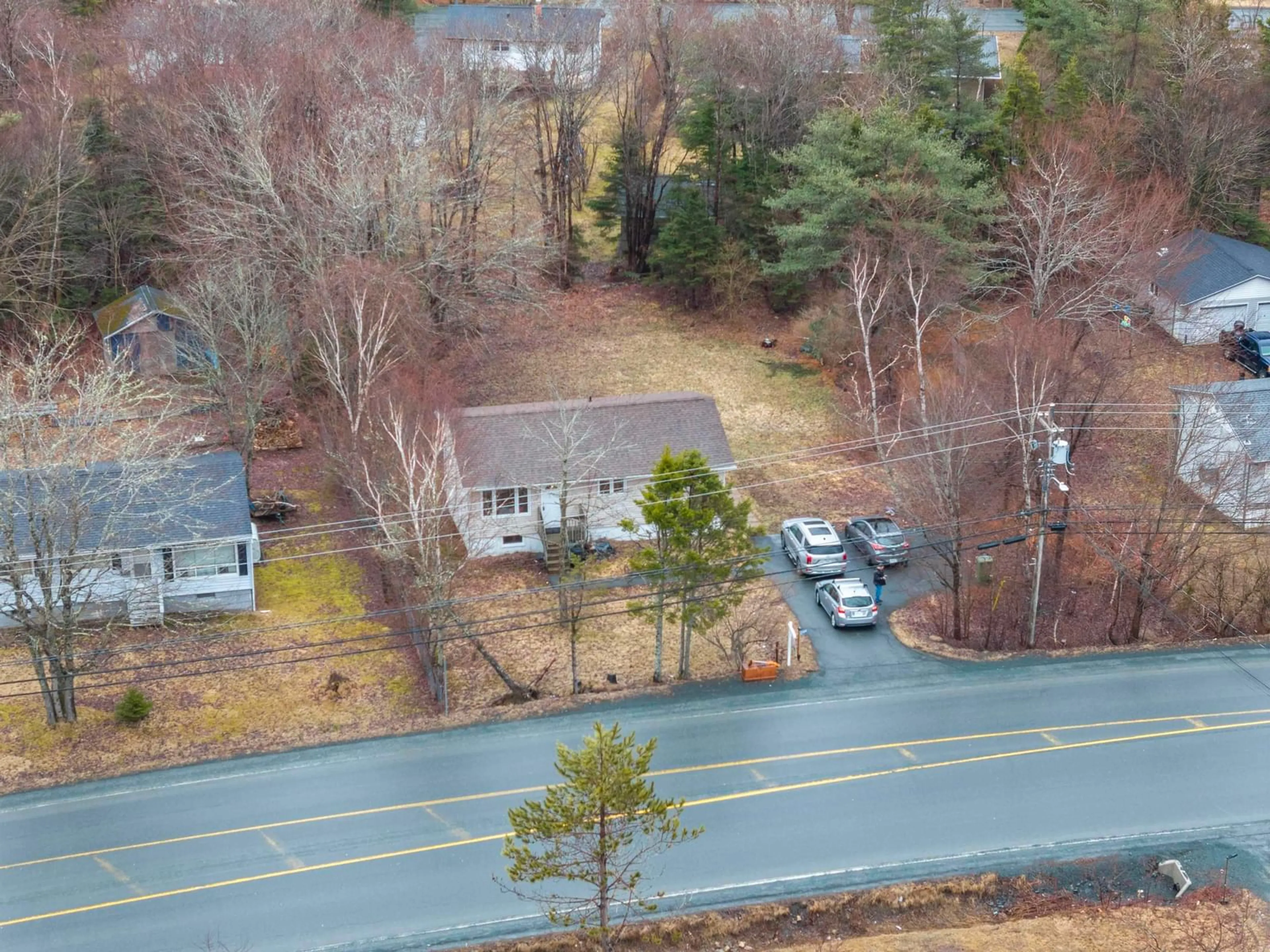 A pic from outside/outdoor area/front of a property/back of a property/a pic from drone, unknown for 2704 Highway 7, Lake Echo Nova Scotia B3E 1A3