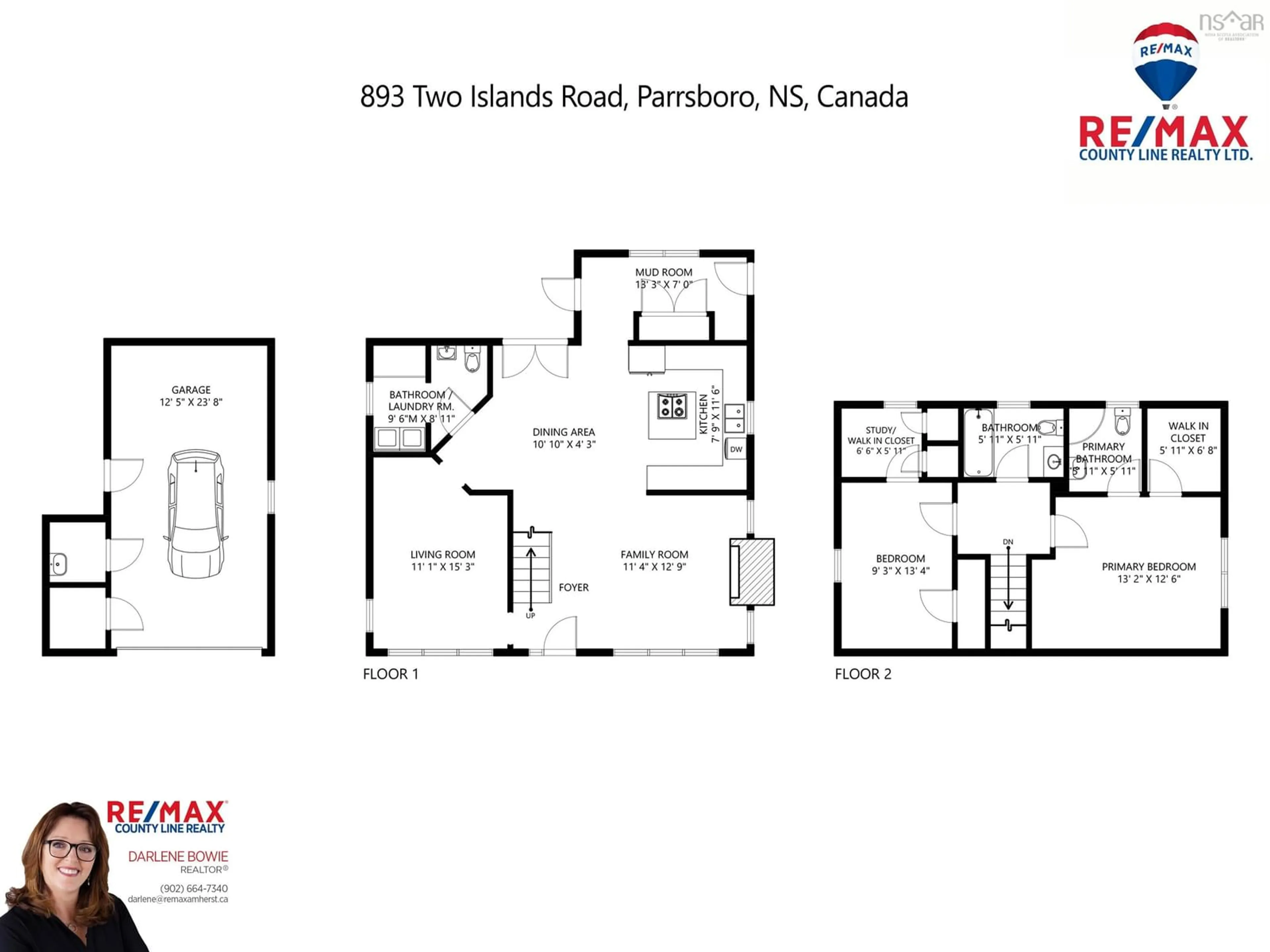 Floor plan for 893 Two Islands Road, Parrsboro Nova Scotia B0M 1S0